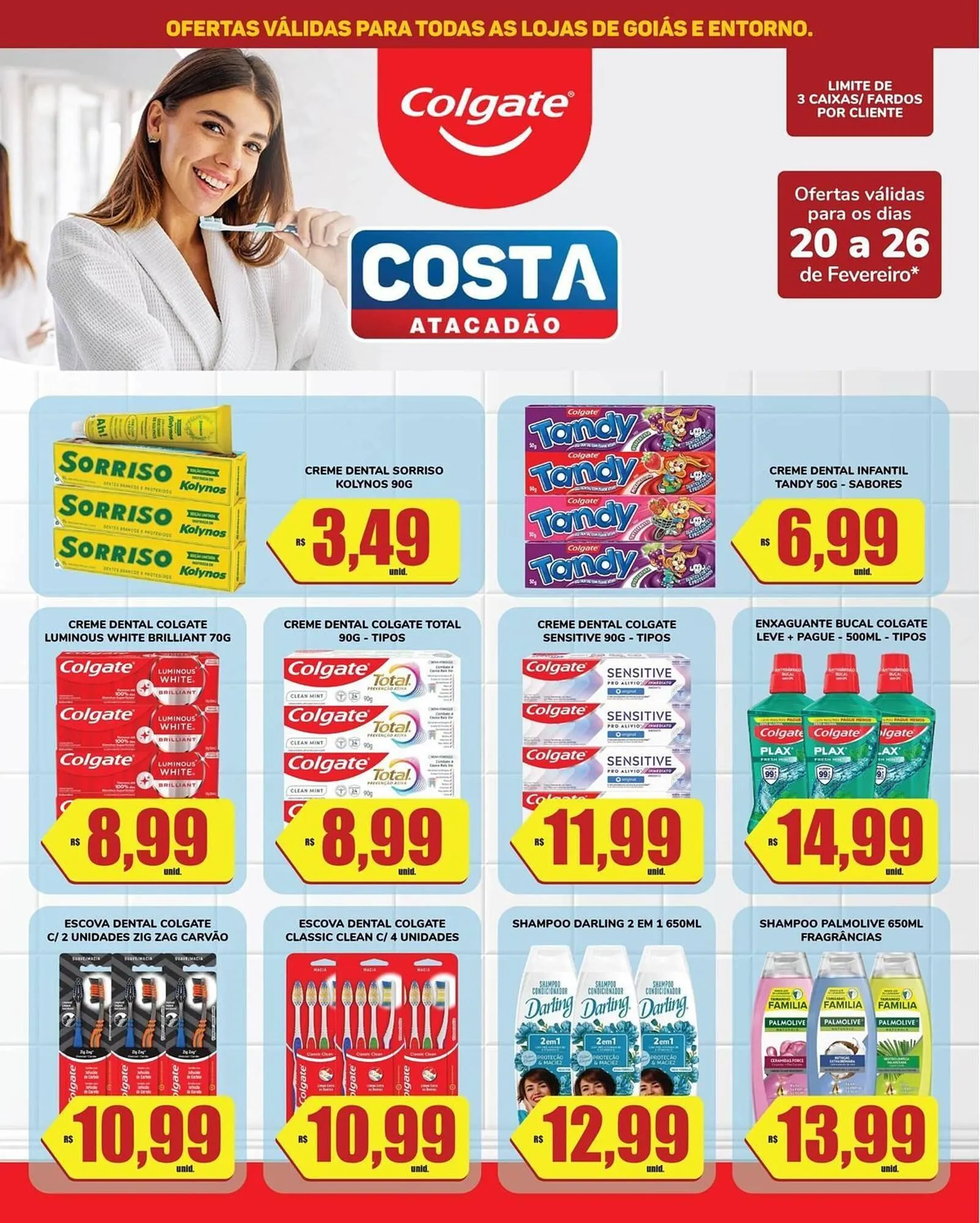 Encarte de Tabloide Costa Atacadão 25 de fevereiro até 26 de fevereiro 2026 - Pagina 1