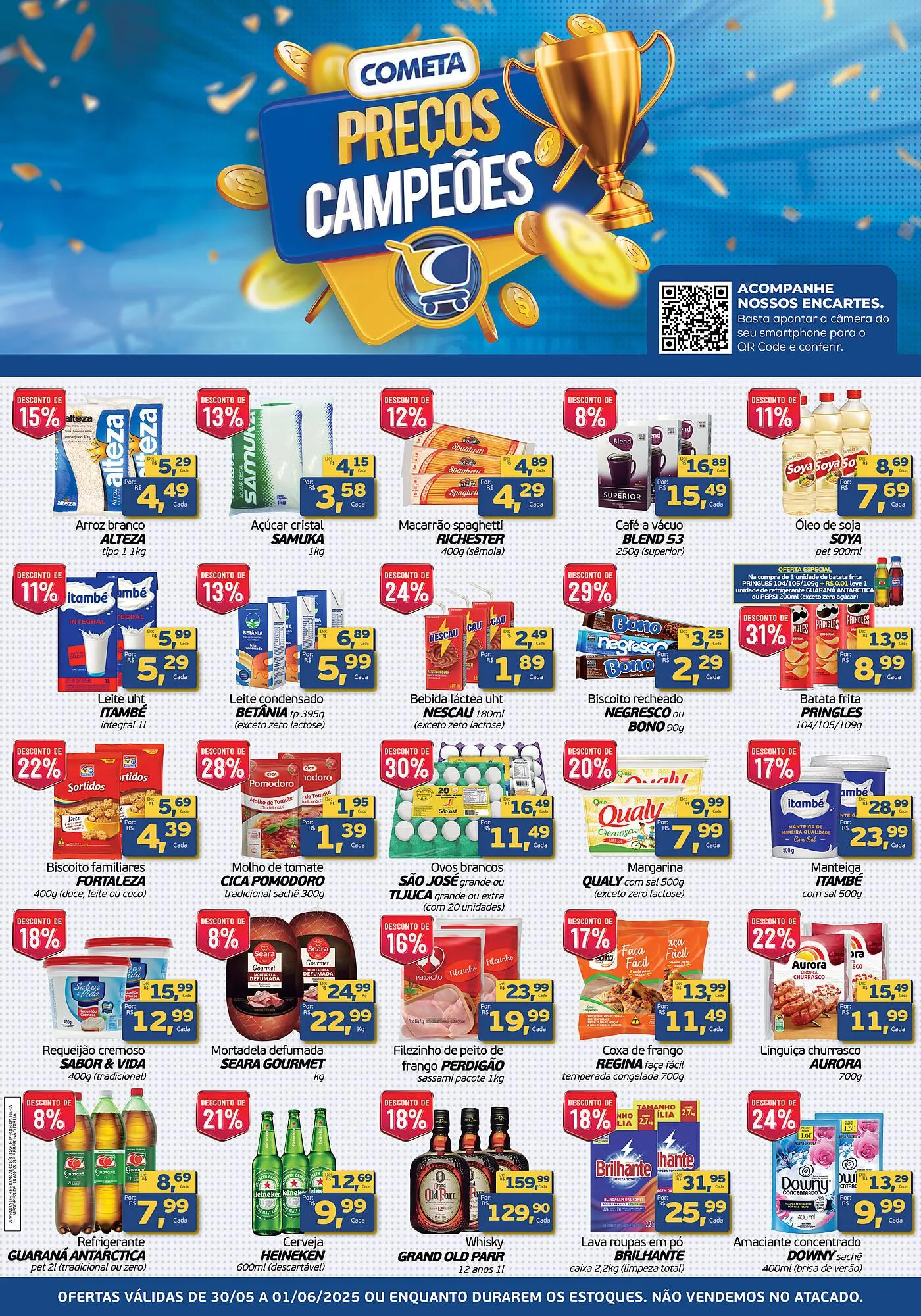 Encarte de Catálogo Cometa Supermercados 30 de maio até 1 de junho 2025 - Pagina 1