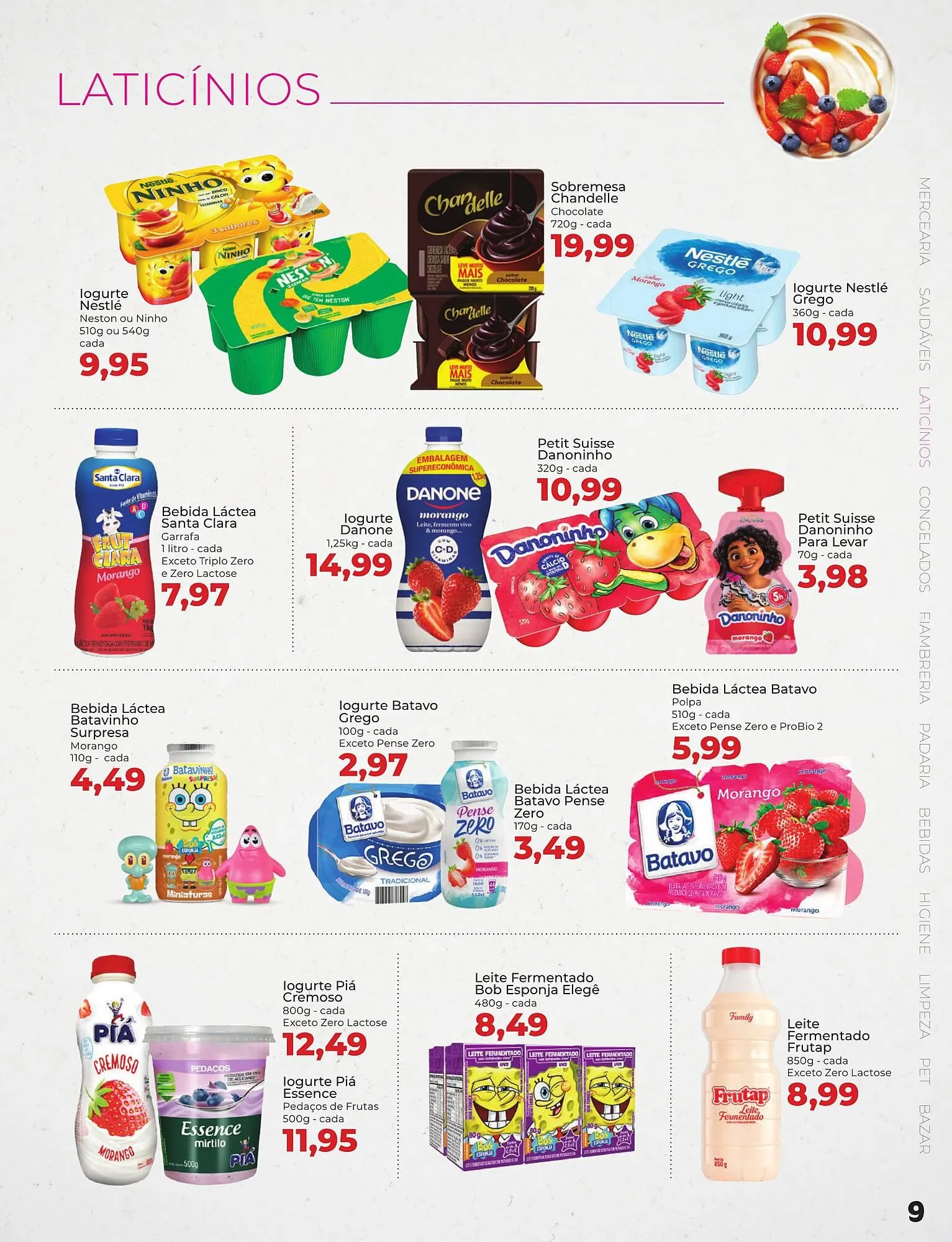 Encarte de Catálogo Supermercados Andreazza 16 de julho até 19 de julho 2025 - Pagina 9