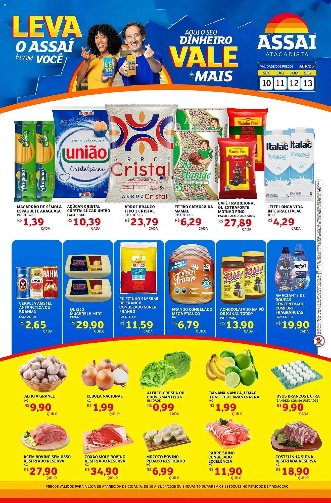 Encarte de Encarte Assaí Atacadista 11 de abril até 13 de abril 2026 - Pagina 1