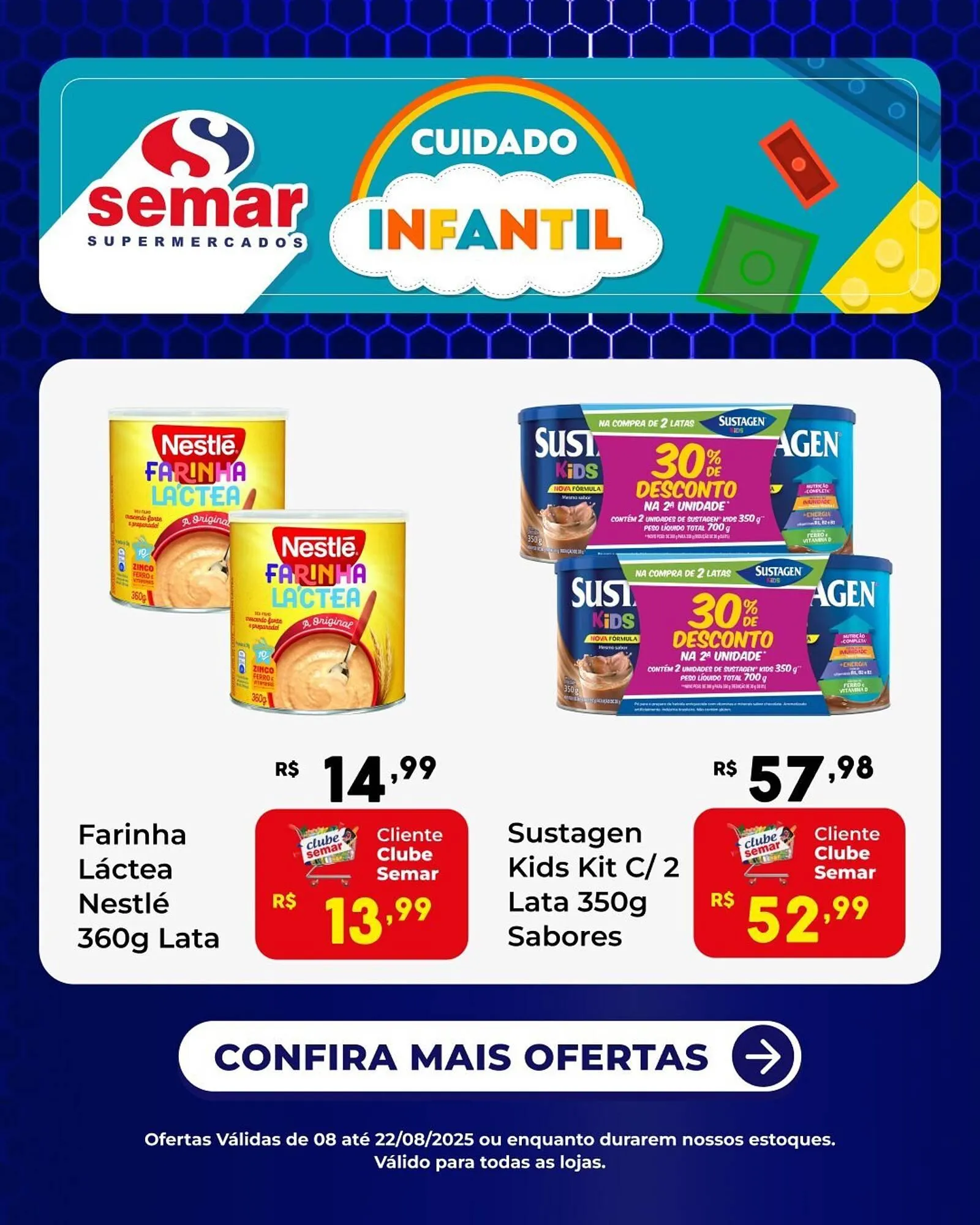 Encarte de Catálogo Semar Supermercado 10 de agosto até 22 de agosto 2025 - Pagina 1