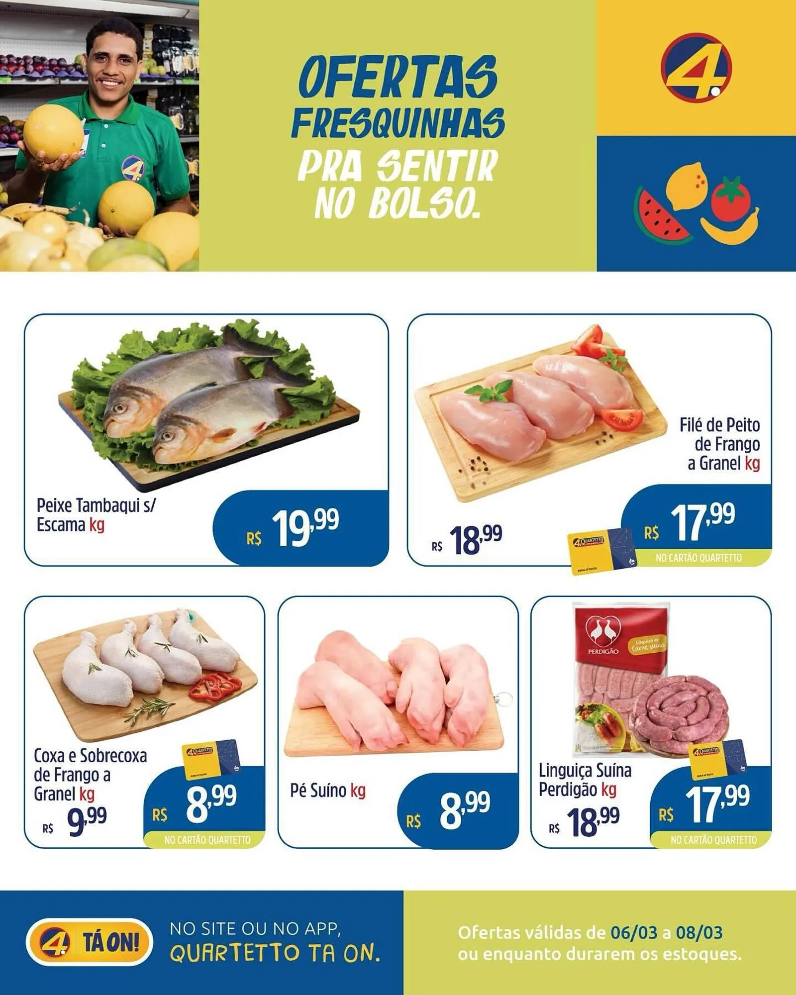 Encarte de Catálogo Quartetto Supermercados 6 de março até 8 de março 2026 - Pagina 5