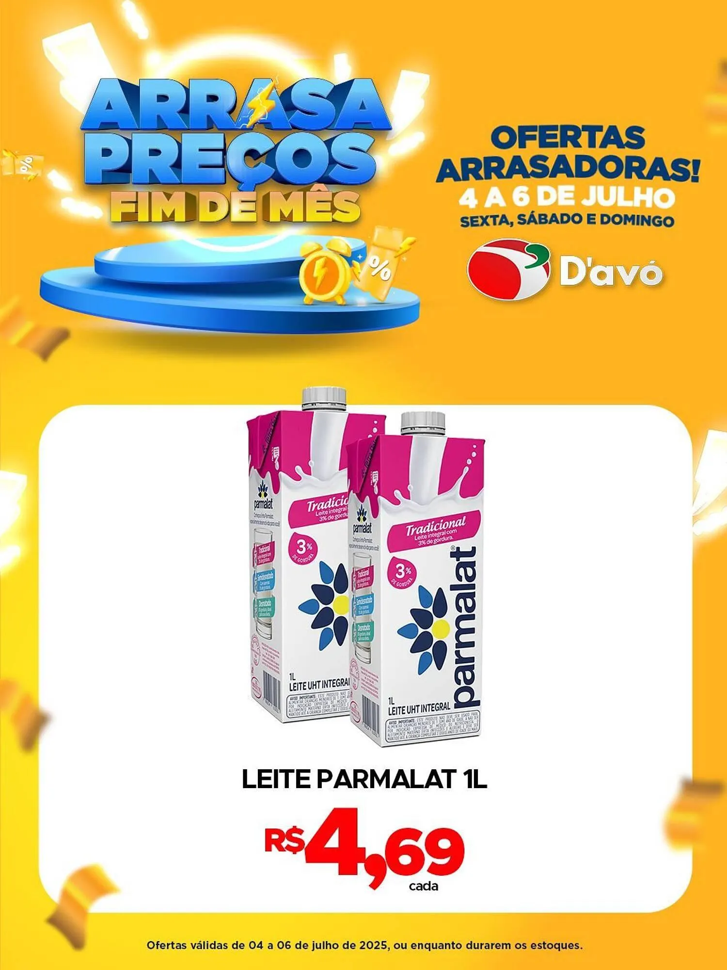 Encarte de Catálogo D'avó Supermercado 4 de julho até 6 de julho 2025 - Pagina 1