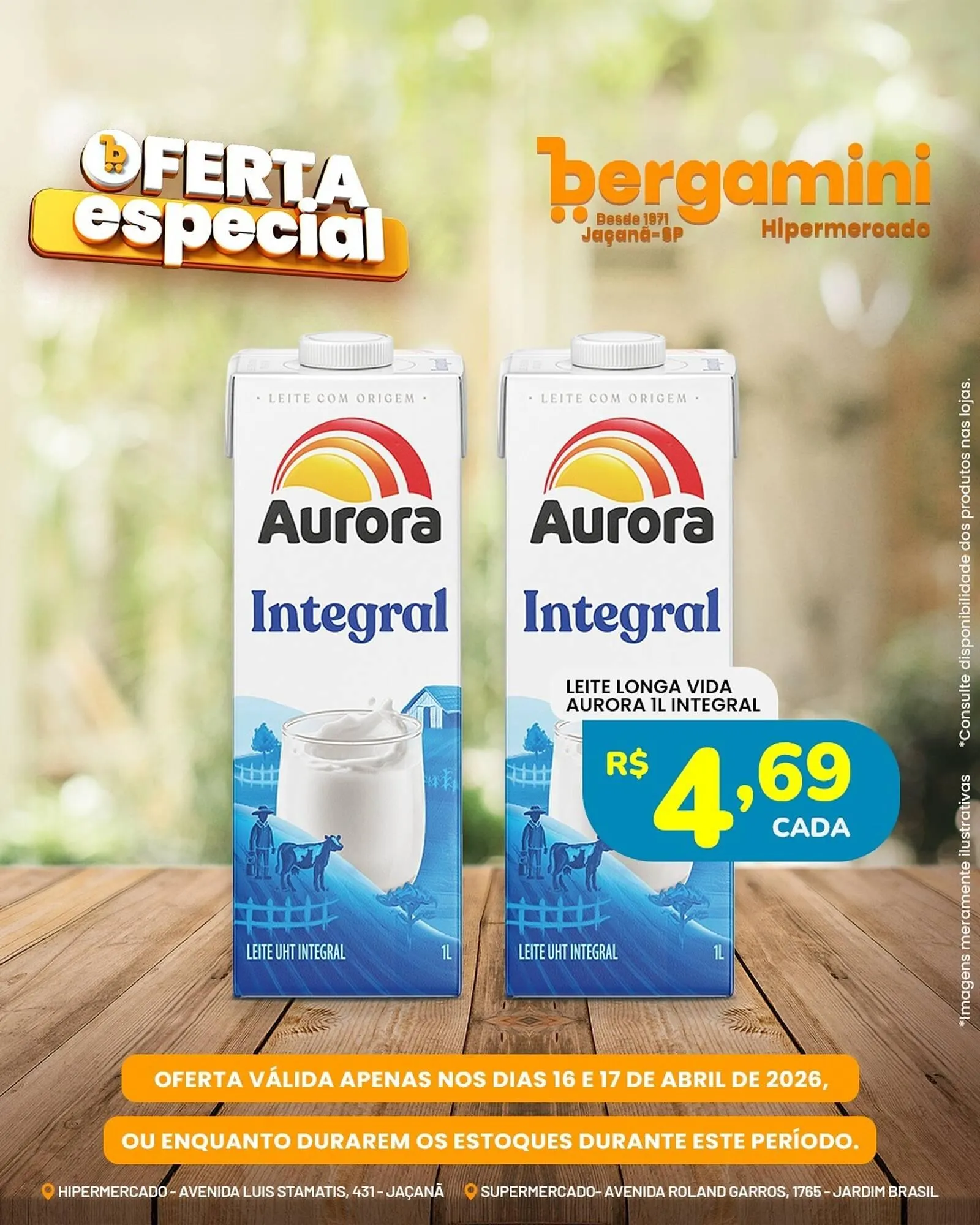 Encarte de Catálogo Supermercado Bergamini 16 de abril até 17 de abril 2026 - Pagina 1