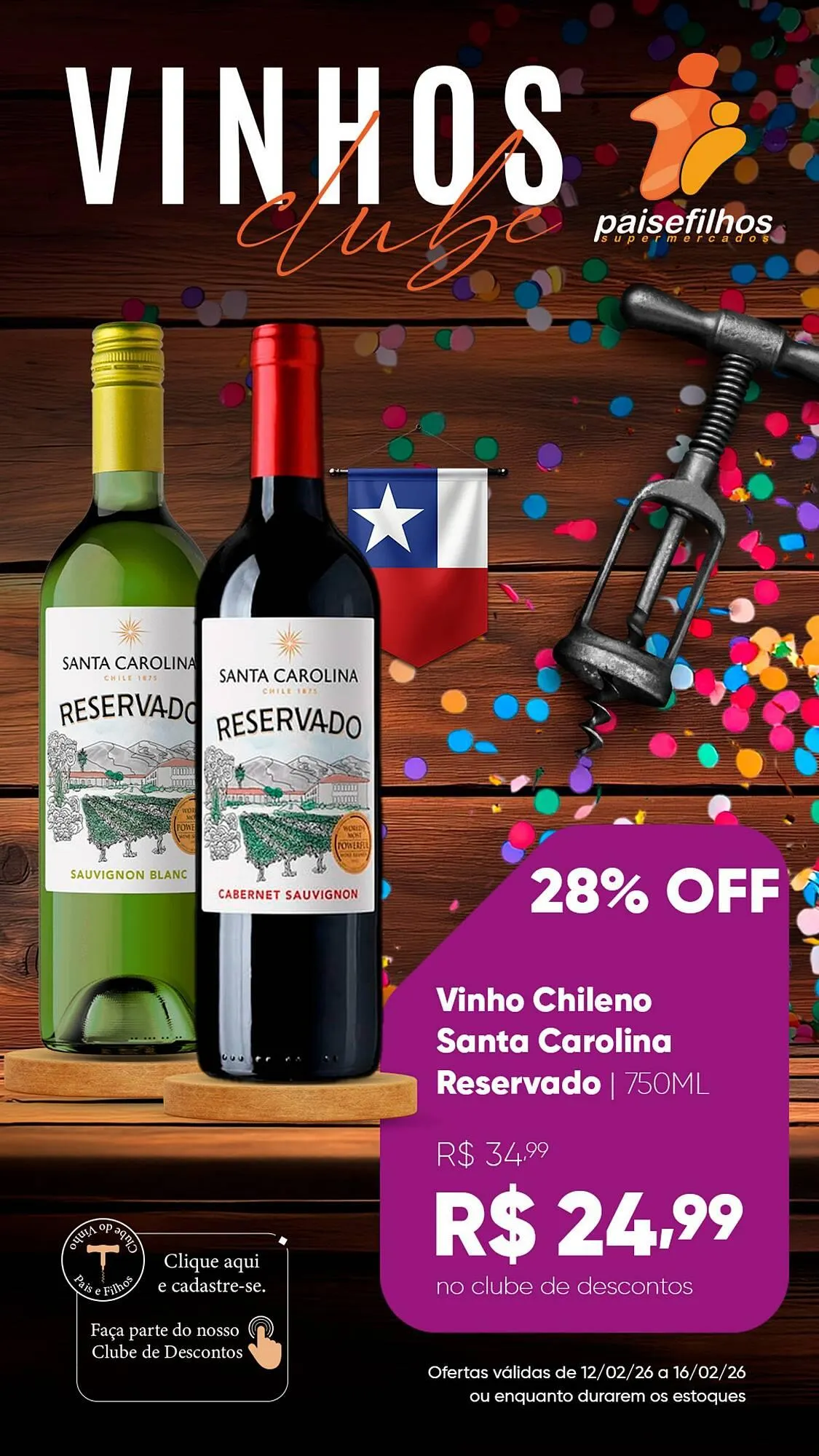 Encarte de Catálogo Pais e Filhos Supermercados 12 de fevereiro até 16 de fevereiro 2026 - Pagina 2