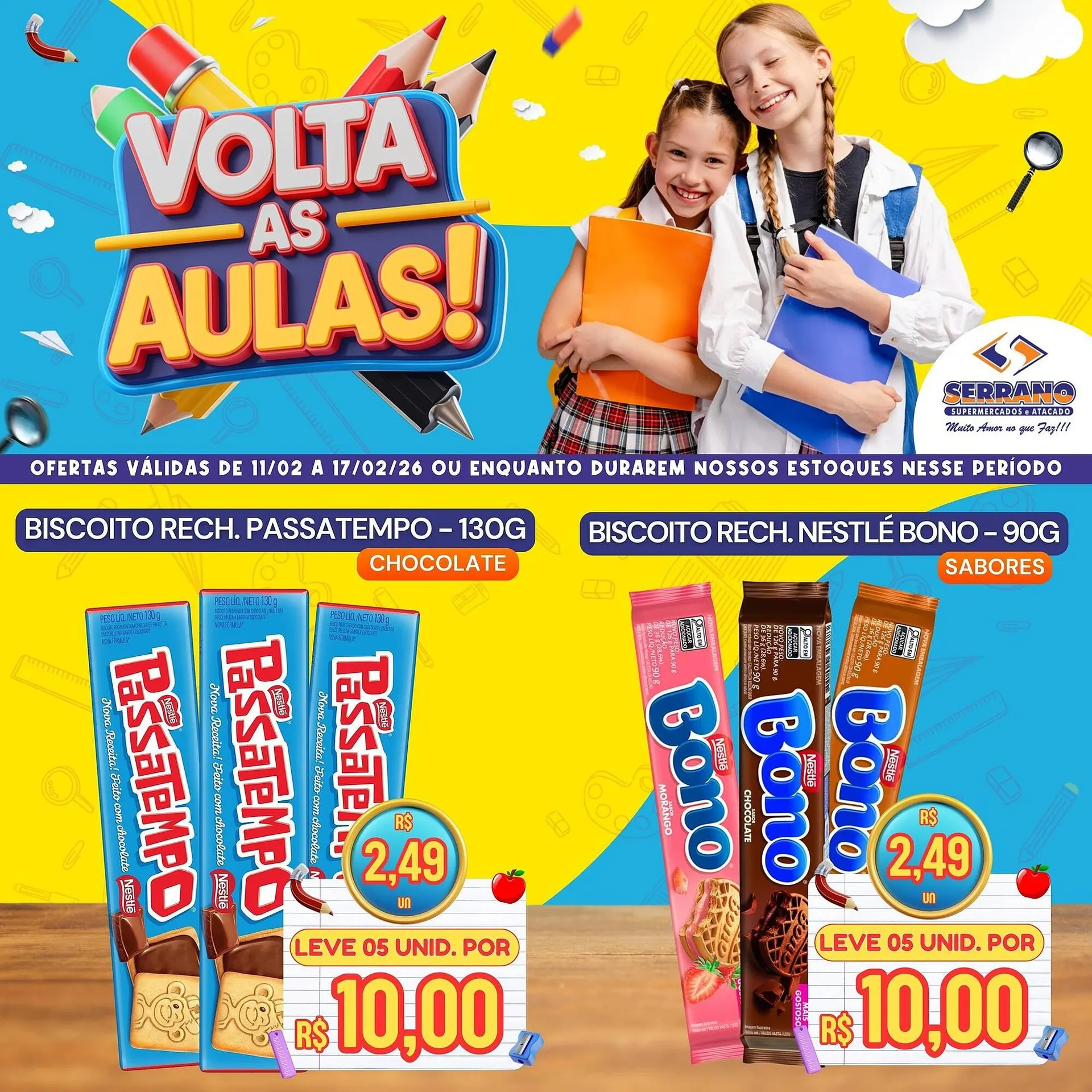 Encarte de Catálogo Serrano Supermercado 11 de fevereiro até 17 de fevereiro 2026 - Pagina 2