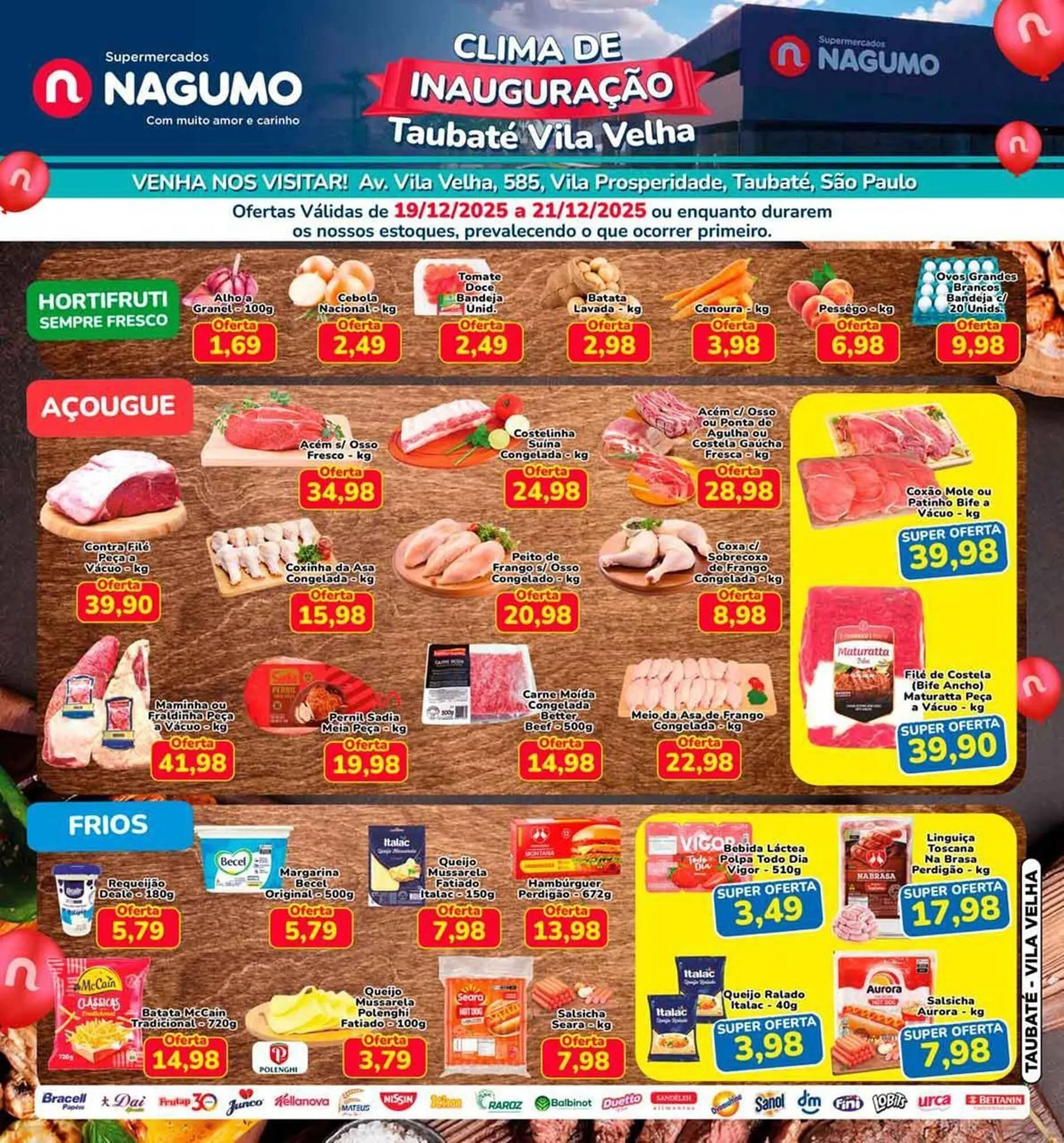 Encarte de Folheto Nagumo 19 de dezembro até 21 de dezembro 2025 - Pagina 1