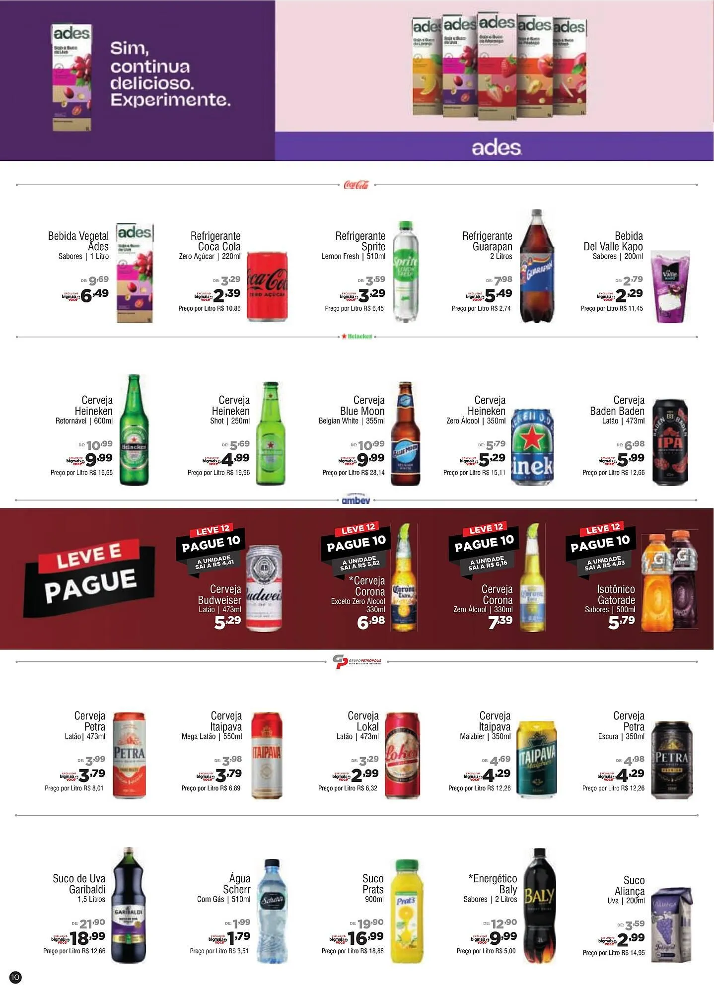 Encarte de Catálogo Big Mais Supermercados 12 de março até 17 de março 2026 - Pagina 10