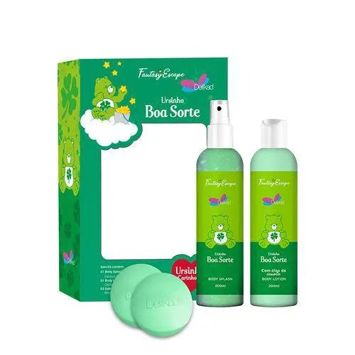 Kit Delikad Ursinho Boa Sorte - 200ml