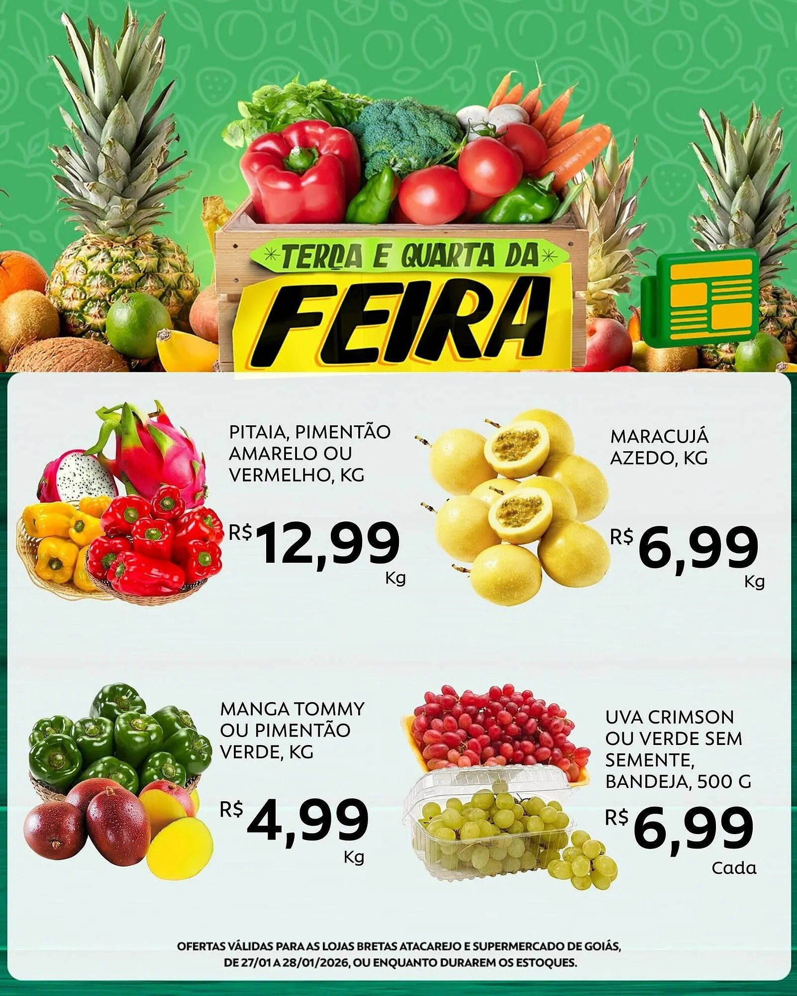 Encarte de Catálogo Supermercados Bretas 27 de janeiro até 28 de janeiro 2026 - Pagina 2