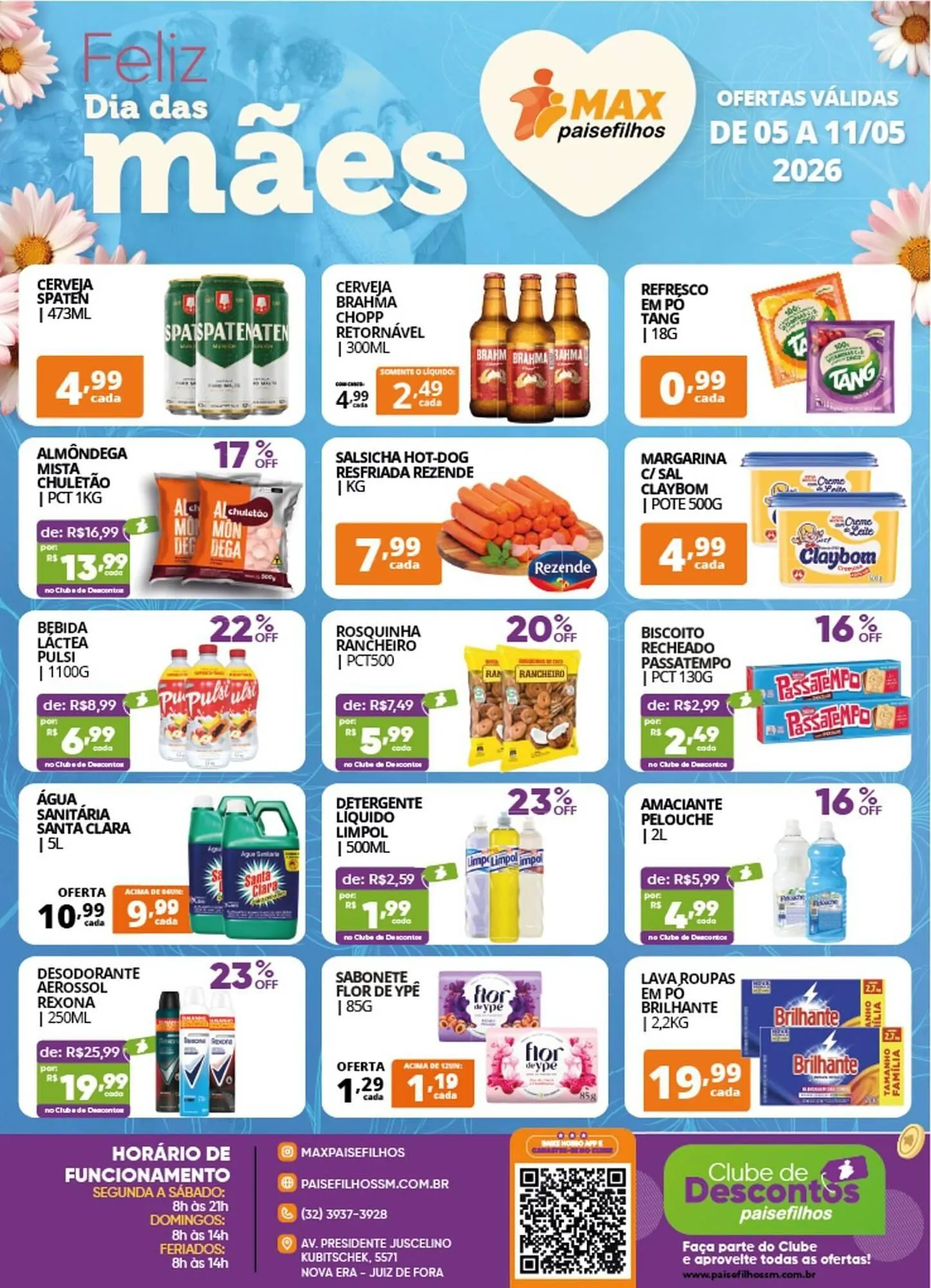 Encarte de Catálogo Pais e Filhos Supermercados 5 de maio até 11 de maio 2026 - Pagina 2