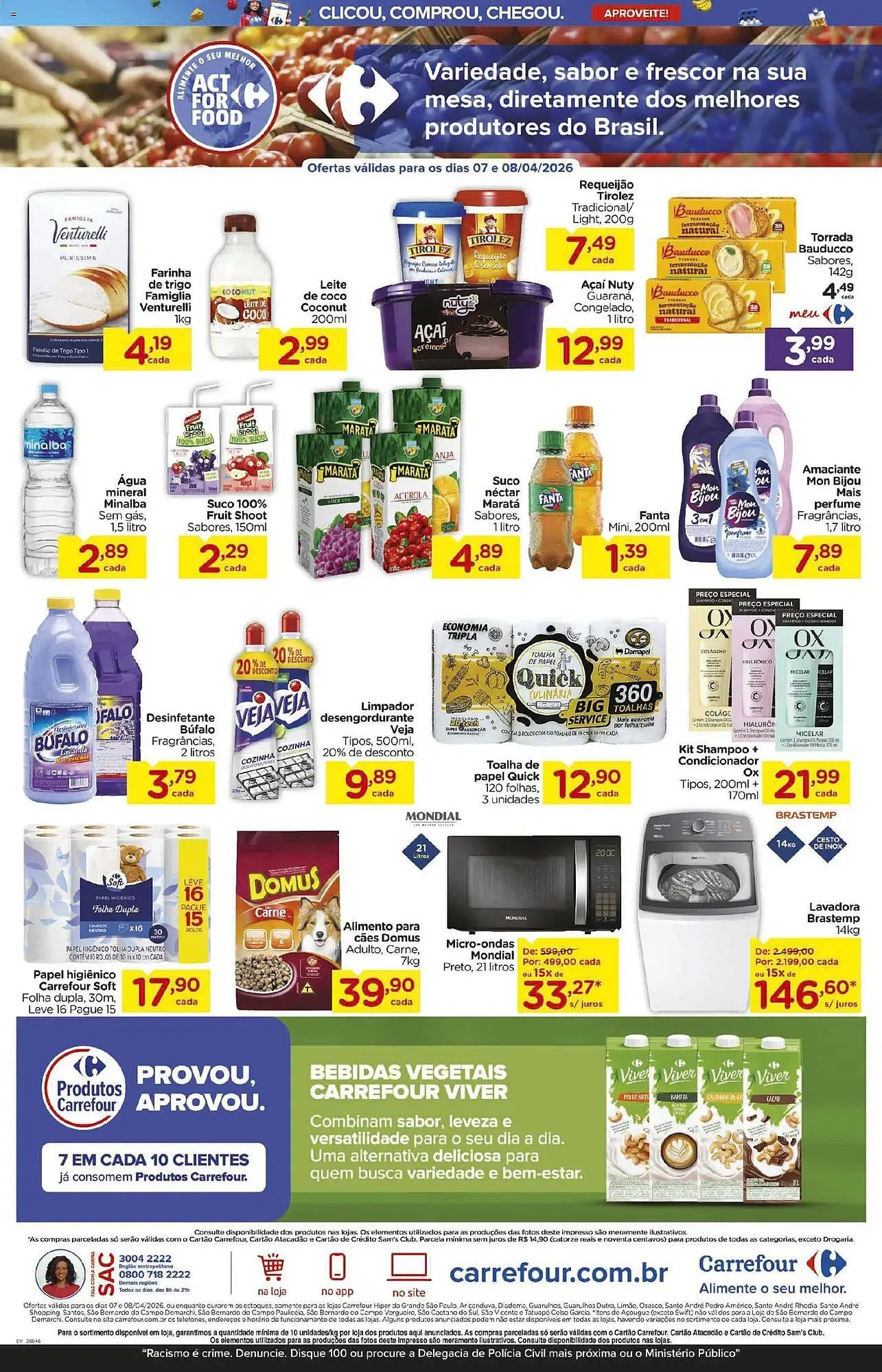 Encarte de Folheto Carrefour 7 de abril até 8 de abril 2026 - Pagina 3