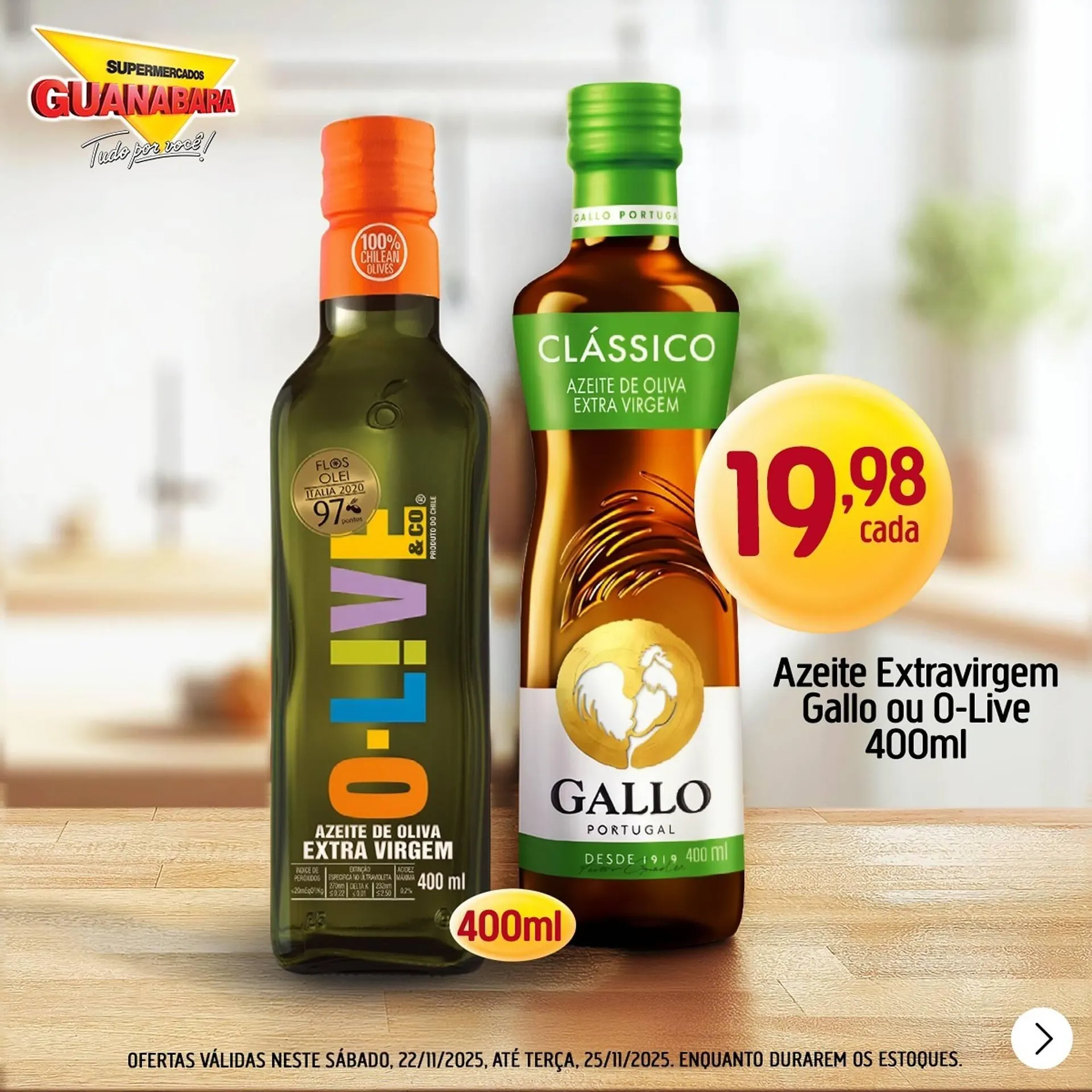 Encarte de Encarte Supermercados Guanabara 22 de novembro até 25 de novembro 2025 - Pagina 1