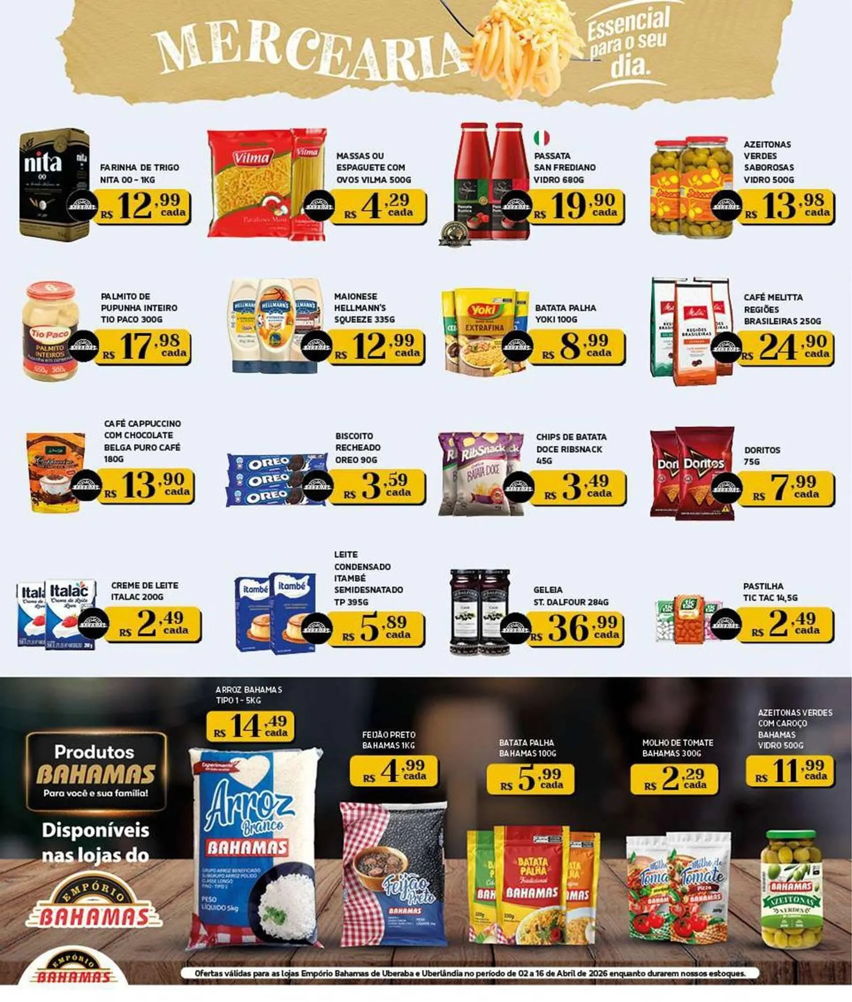 Encarte de Catálogo Empório Bahamas 2 de abril até 16 de abril 2026 - Pagina 6
