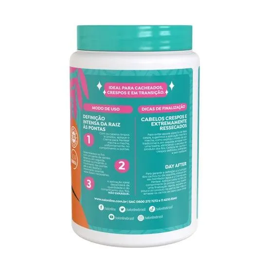 Creme Para Pentear Salon Line Definição Máxima Liberado 1Kg