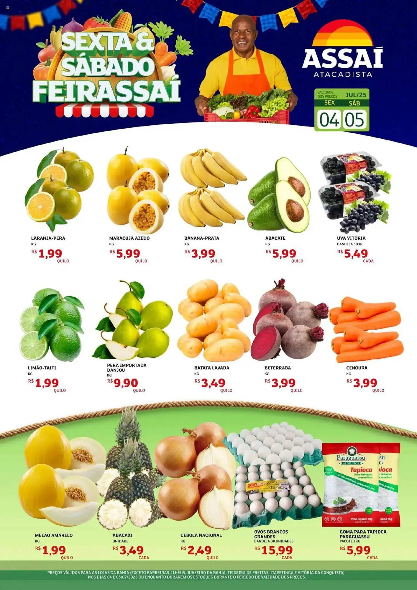 Encarte de Catálogo Assaí Atacadista 4 de julho até 5 de julho 2025 - Pagina 1