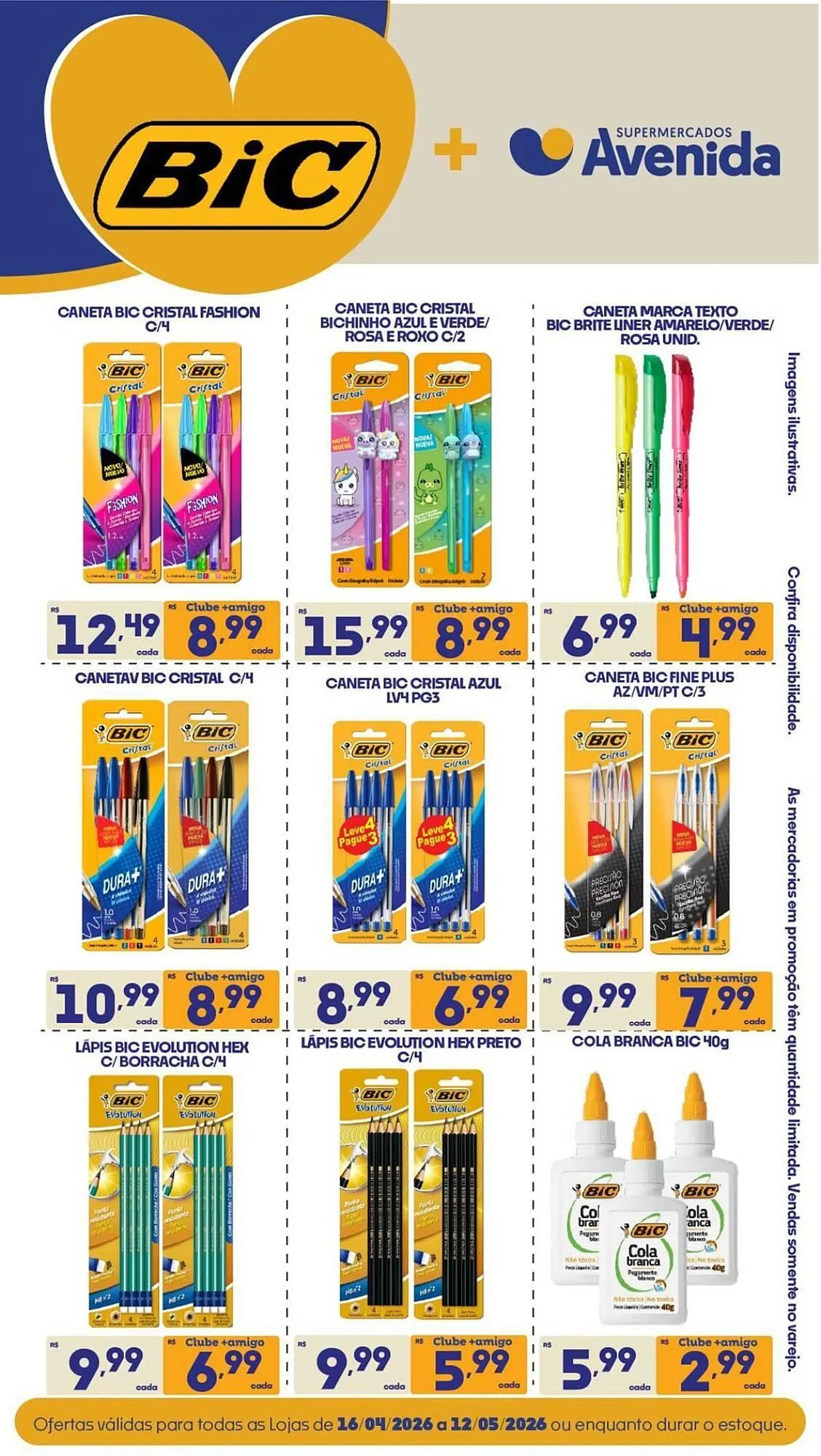 Encarte de Catálogo Supermercados Avenida 29 de abril até 12 de maio 2026 - Pagina 1