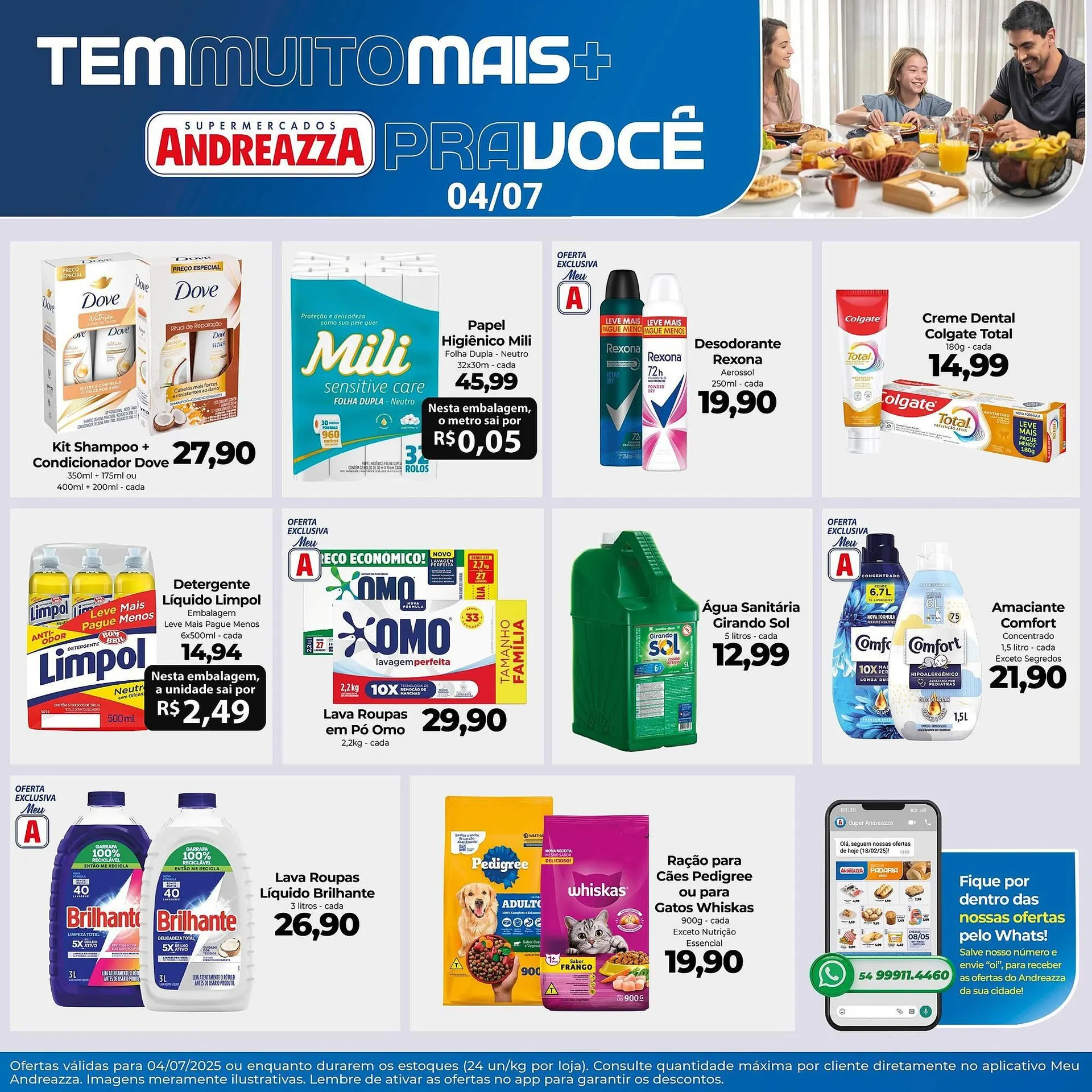 Encarte de Catálogo Supermercados Andreazza 4 de julho até 6 de julho 2025 - Pagina 2