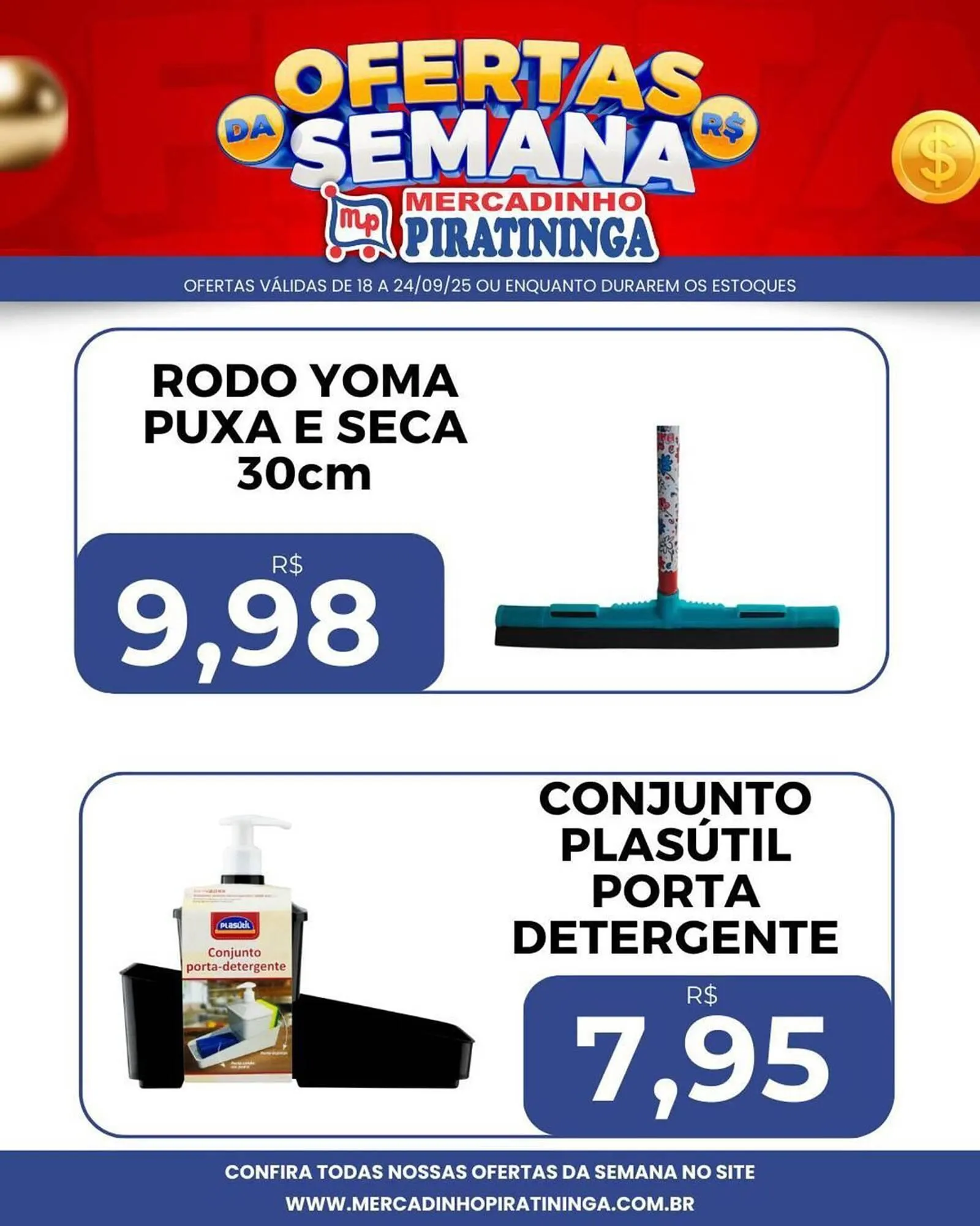 Encarte de Catálogo Mercadinho Piratininga 19 de setembro até 24 de setembro 2025 - Pagina 6