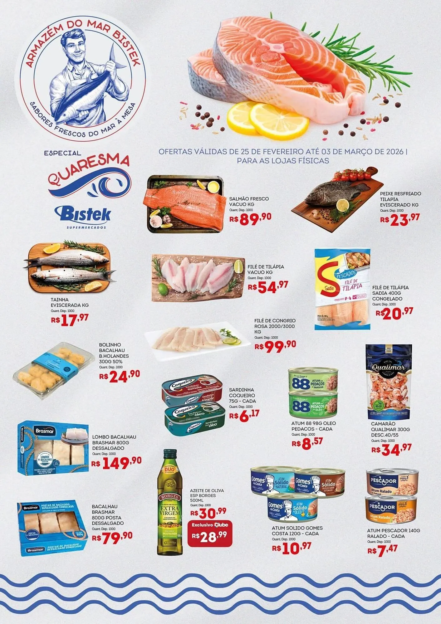 Encarte de Encarte Bistek Supermercados 26 de fevereiro até 3 de março 2026 - Pagina 1