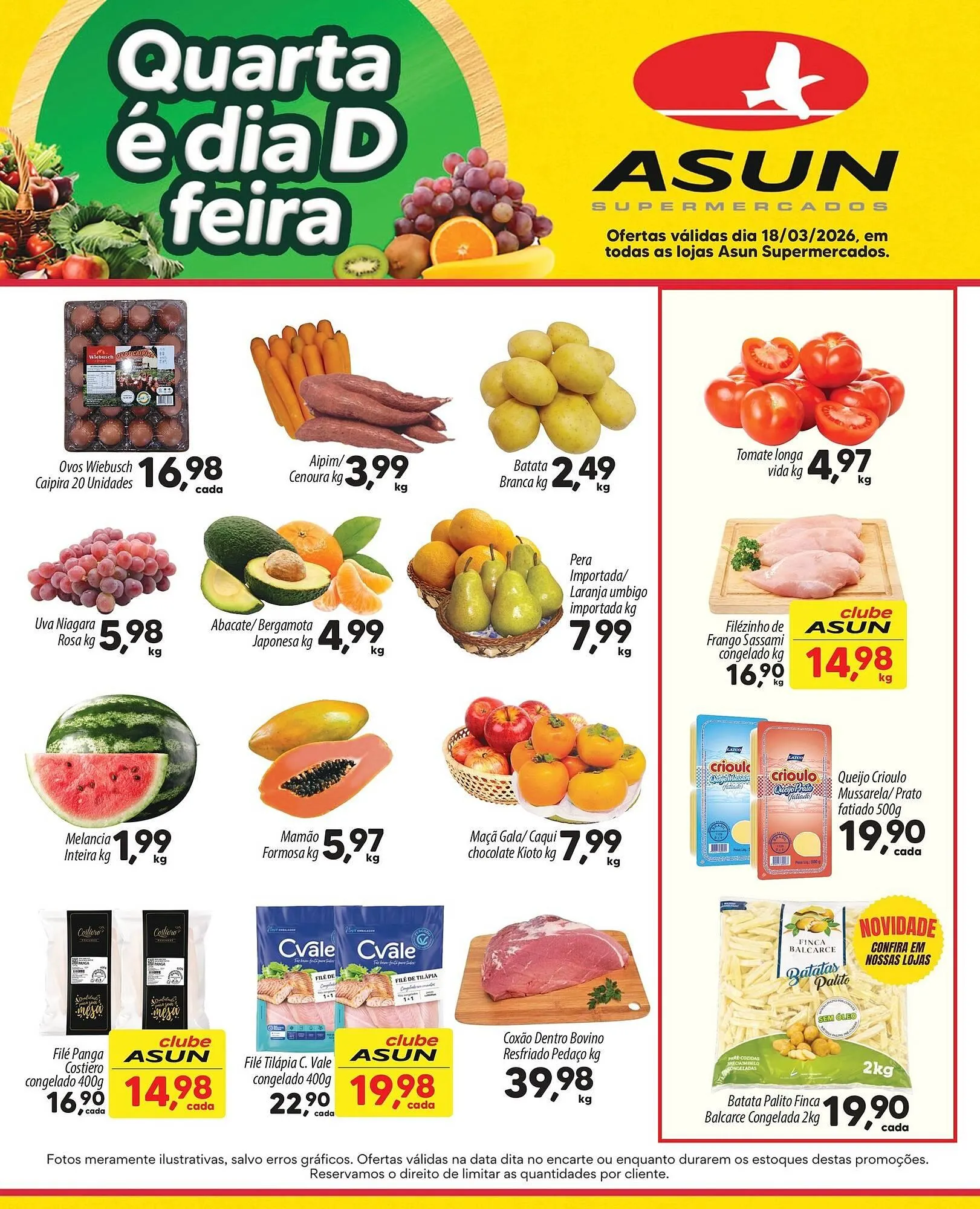 Encarte de Encarte Asun 18 de março até 18 de março 2026 - Pagina 1