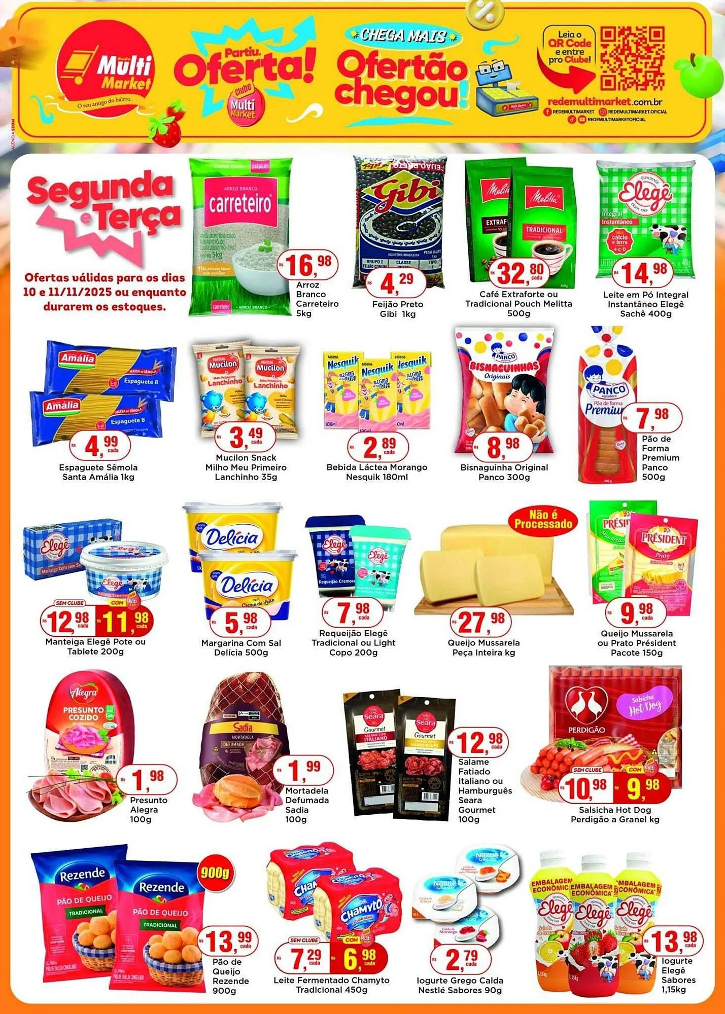 Encarte de Encarte Rede Multi Market 10 de novembro até 11 de novembro 2025 - Pagina 1
