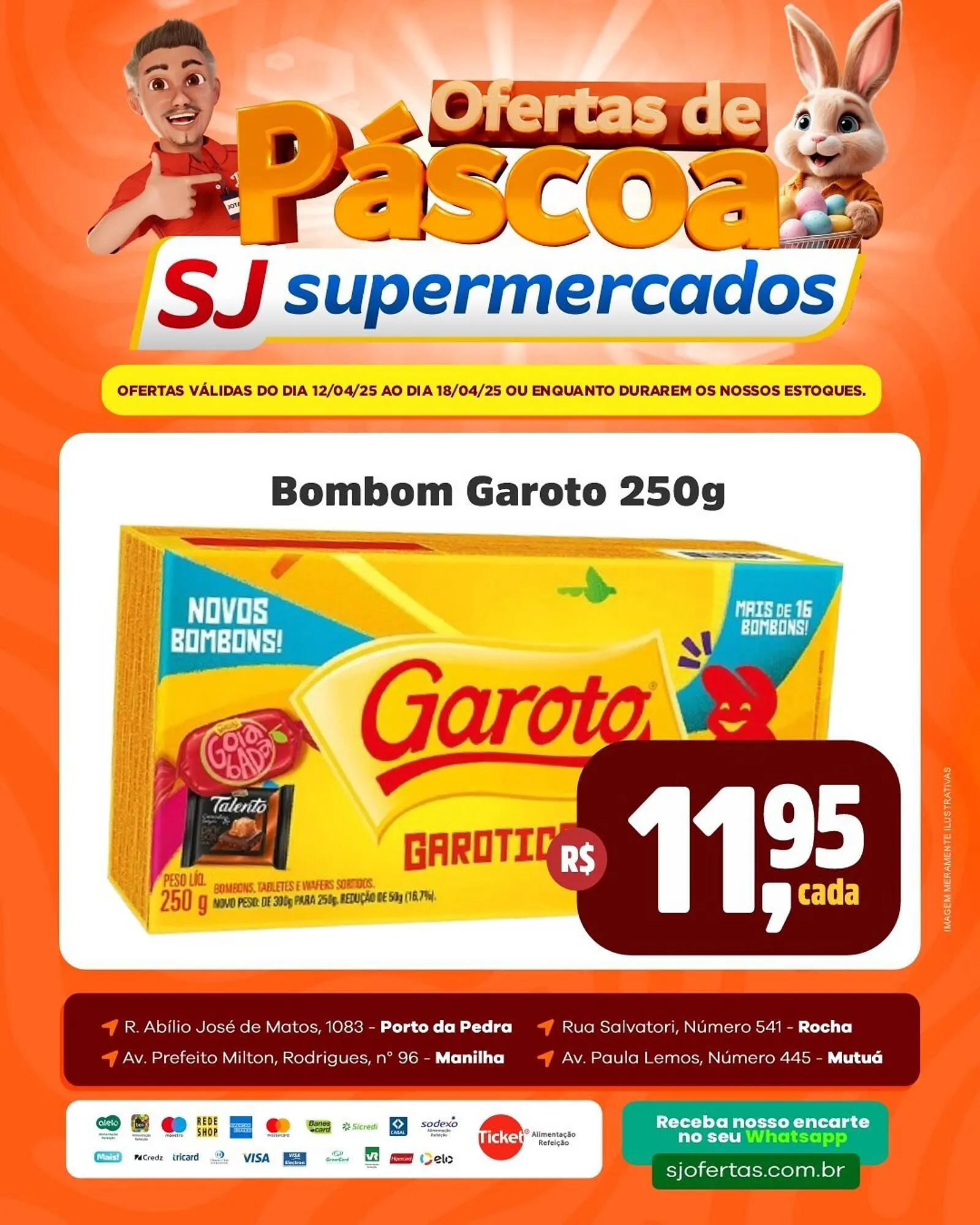 Encarte de Catálogo Sj Supermercados 12 de abril até 18 de abril 2025 - Pagina 5