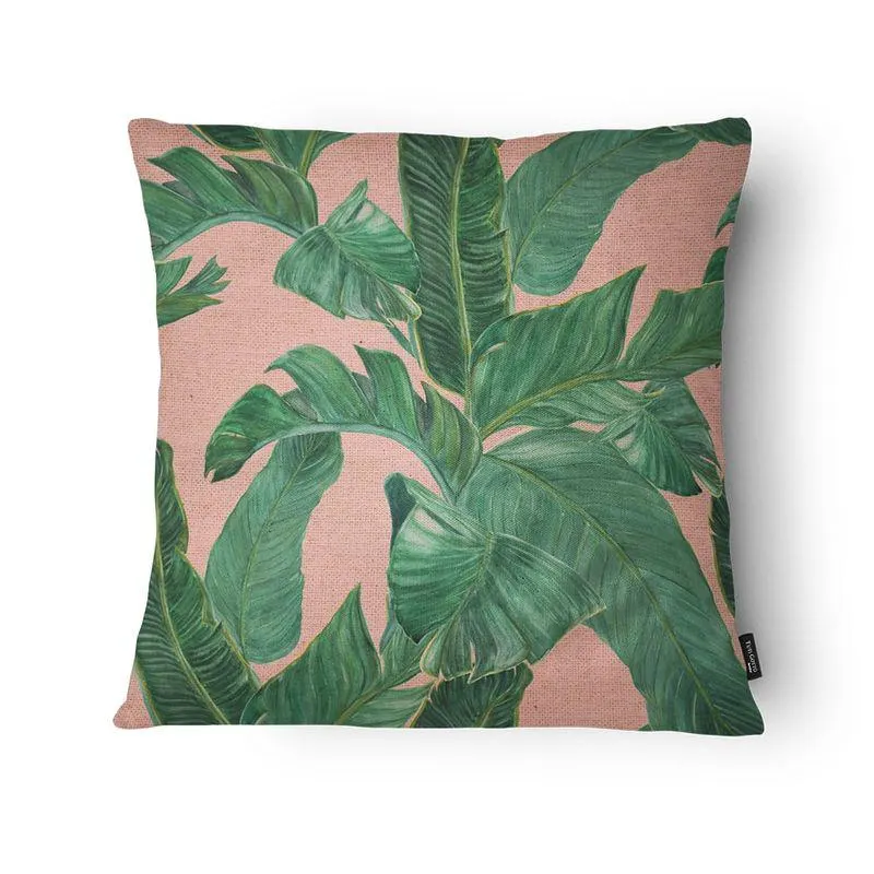 Capa Almofada Floral Estampa 087 Microfibra Rosa 43x43cm - Tuti Gottô