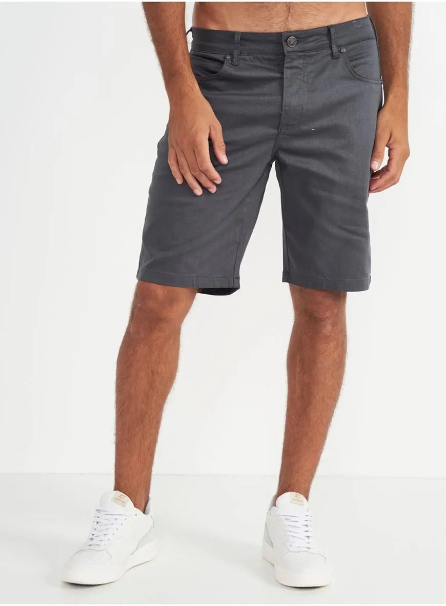 Bermuda Alfaiataria Com Bolsos