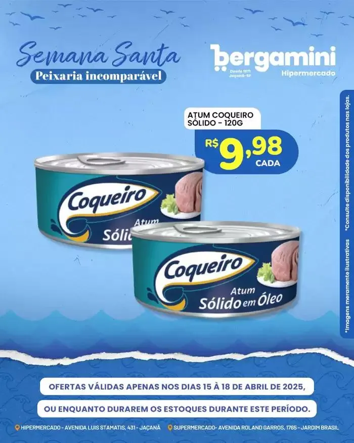 Encarte de Encarte Supermercado Bergamini 18 de abril até 21 de abril 2025 - Pagina 3
