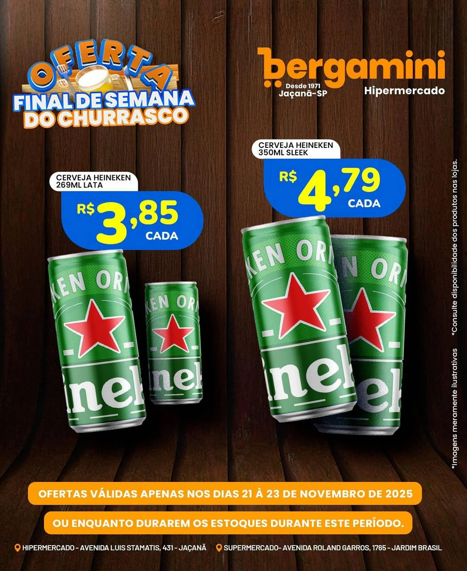 Encarte de Catálogo Supermercado Bergamini 21 de novembro até 23 de novembro 2025 - Pagina 1