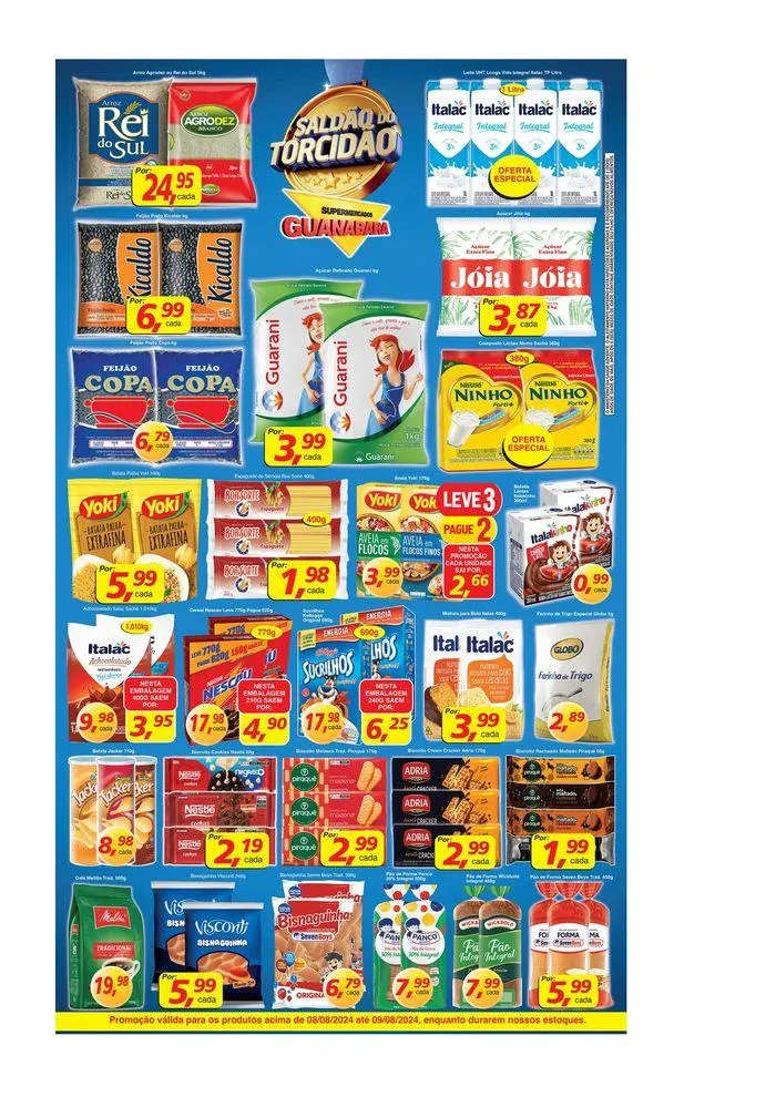 Encarte de Oferta Supermercados Guanabara 8 de agosto até 9 de agosto 2024 - Pagina 11