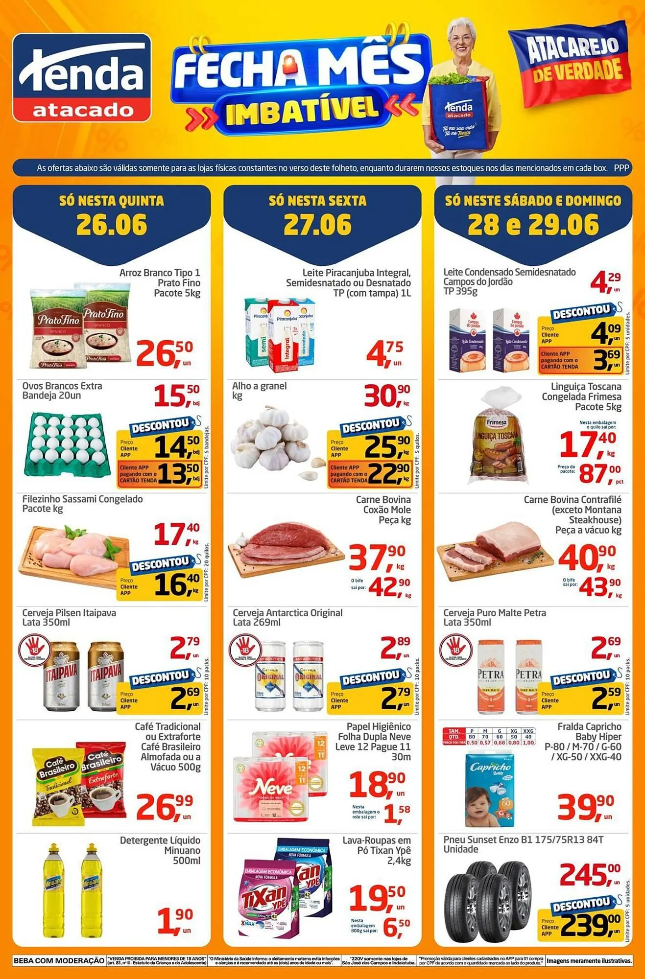 Encarte de Catálogo Tenda Atacado 26 de junho até 29 de junho 2025 - Pagina 1