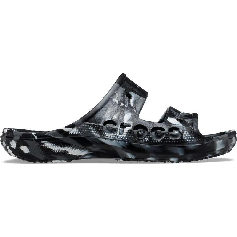 Sandália Crocs Baya Marbled Sandal BLACK/MULTI