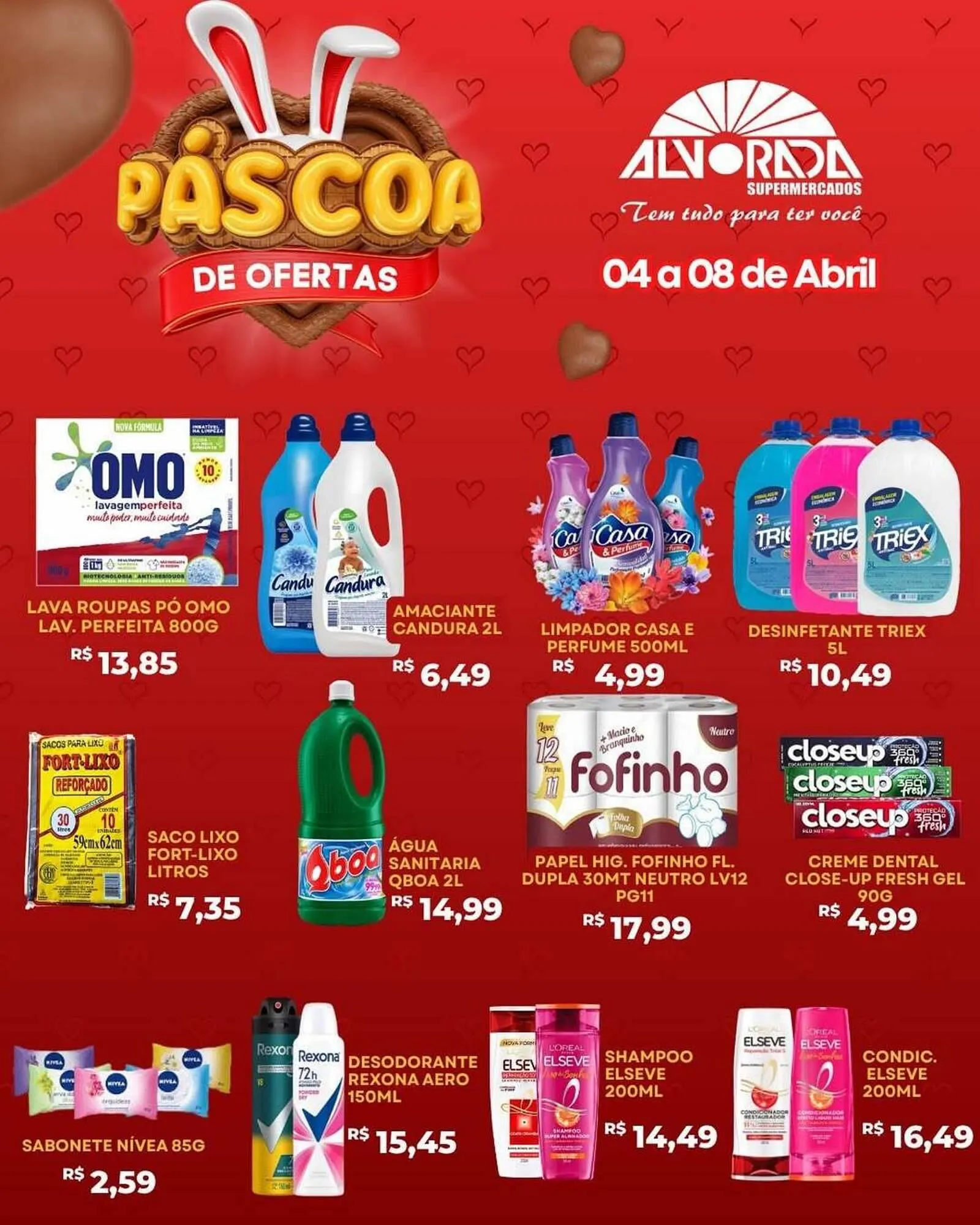 Encarte de Catálogo Alvorada Supermercados 6 de abril até 8 de abril 2026 - Pagina 1