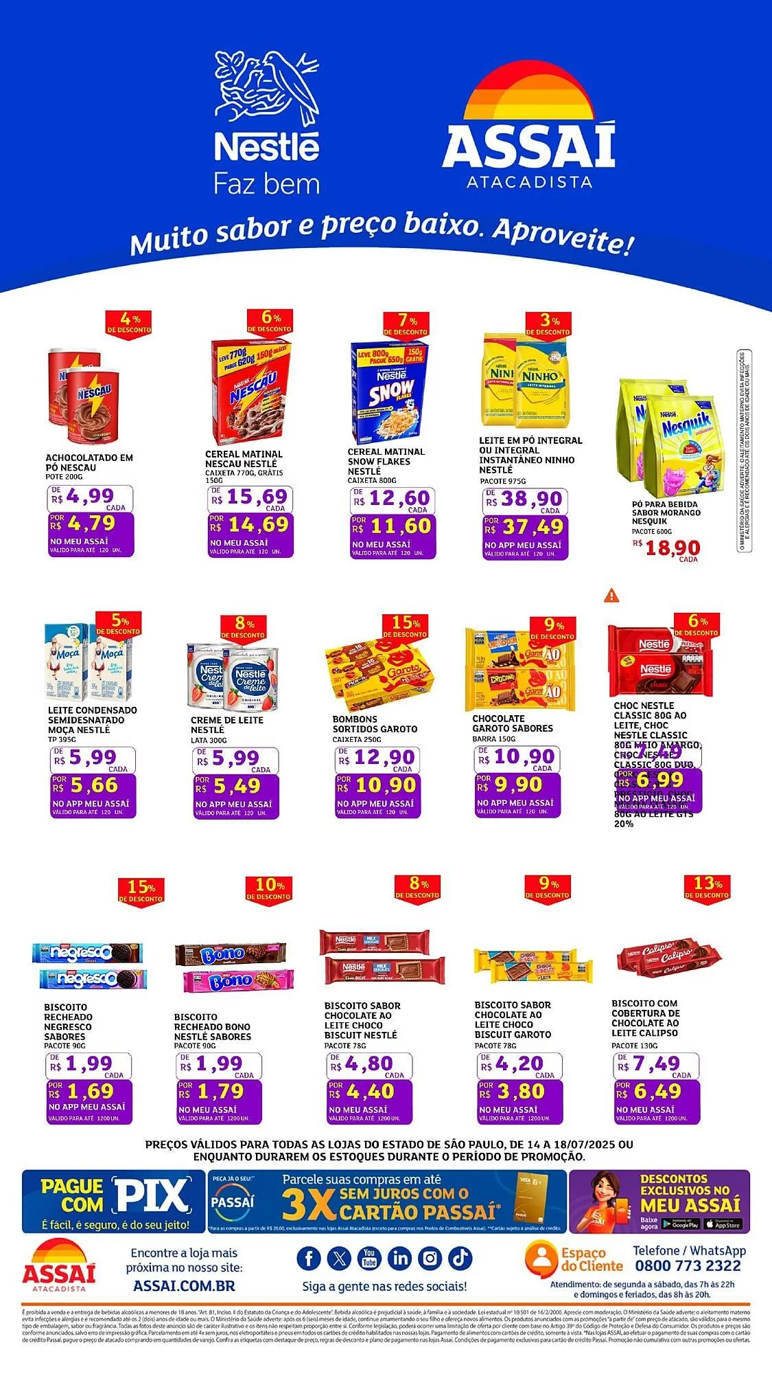 Encarte de Encarte Assaí Atacadista 15 de dezembro até 19 de dezembro 2025 - Pagina 1