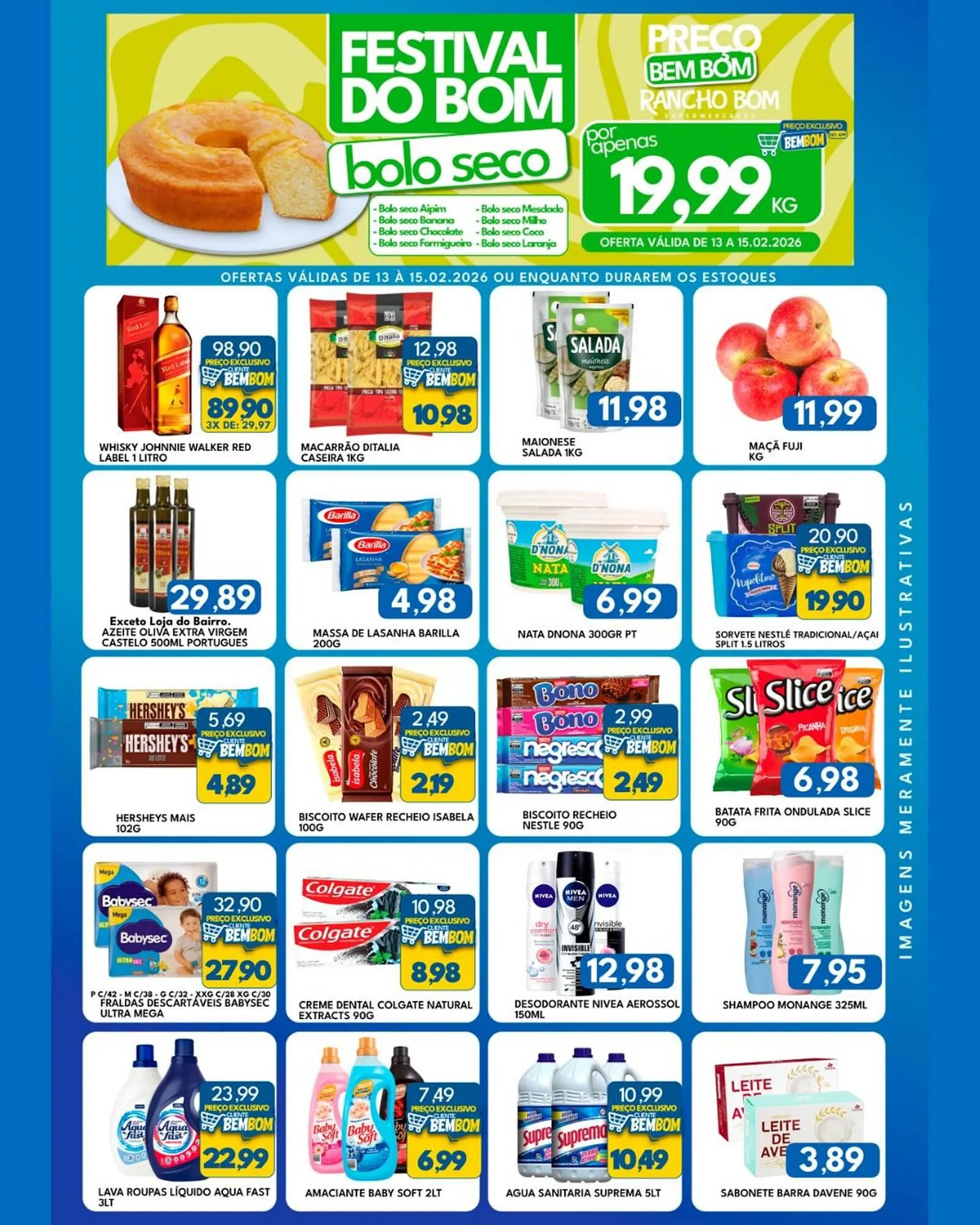 Encarte de Catálogo Rancho Bom Supermercados 13 de fevereiro até 15 de fevereiro 2026 - Pagina 2