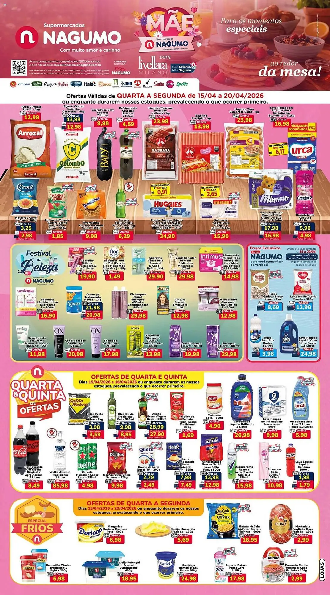 Encarte de Folheto Nagumo 15 de abril até 20 de abril 2026 - Pagina 1