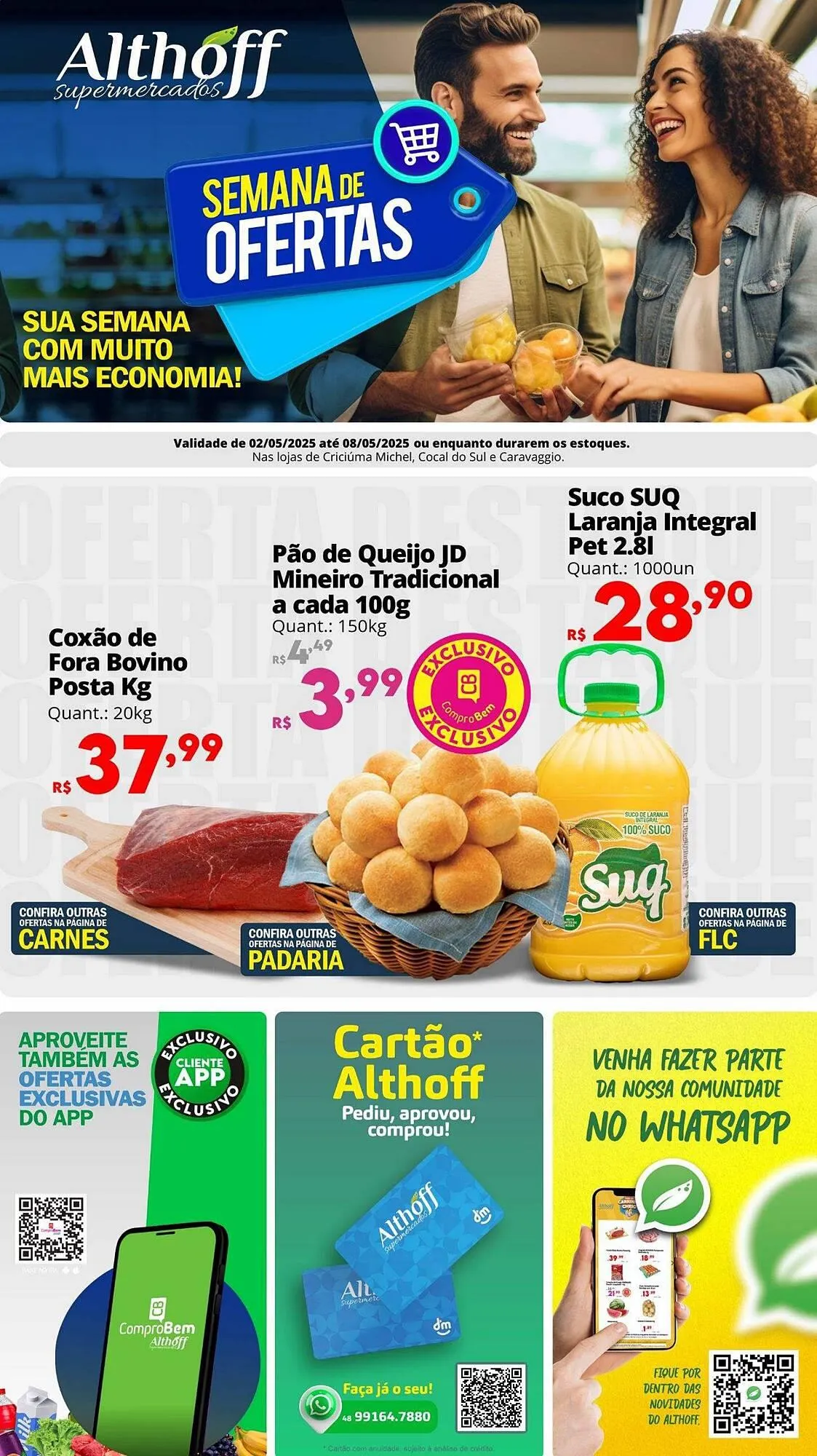 Encarte de Catálogo Althoff Supermercados 2 de maio até 8 de maio 2025 - Pagina 1