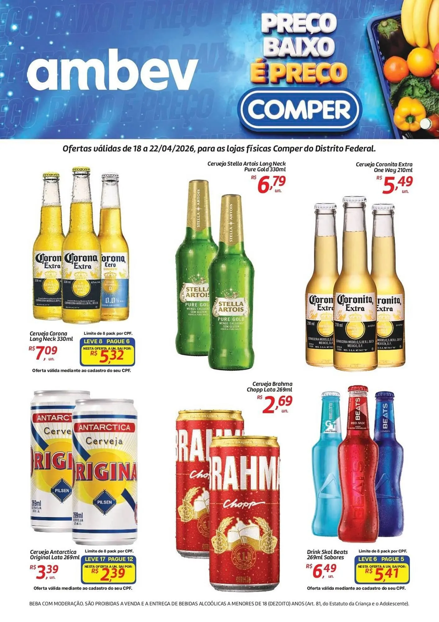 Encarte de Folheto Comper 20 de abril até 22 de abril 2026 - Pagina 1