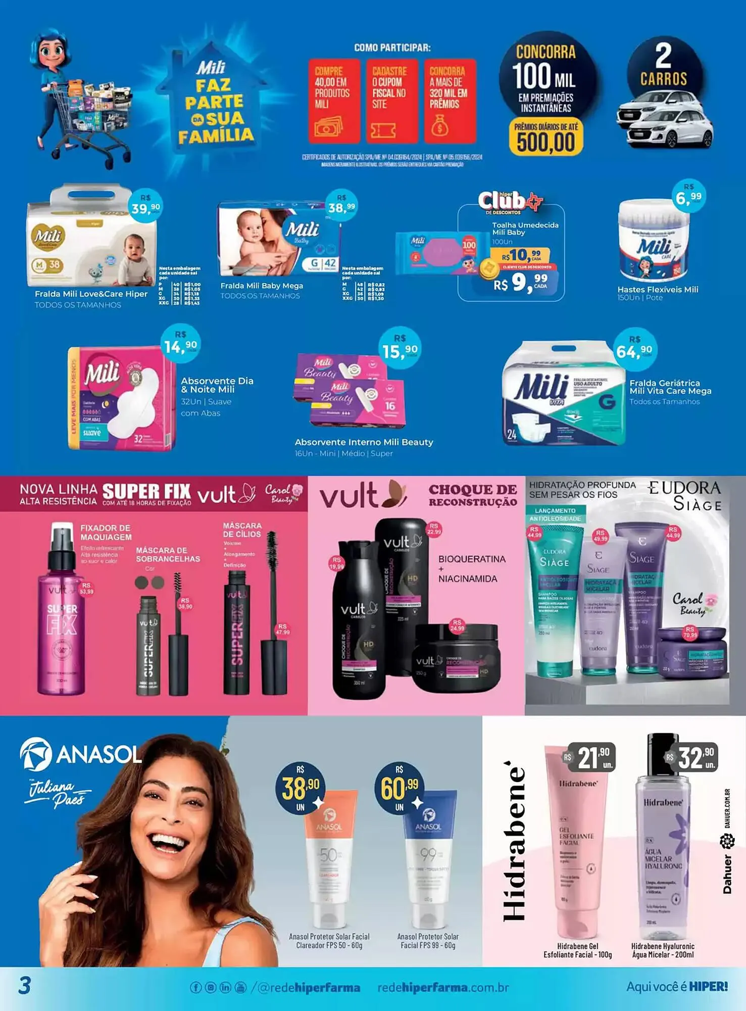 Encarte de Catálogo Hiper Farma 7 de abril até 4 de maio 2025 - Pagina 3