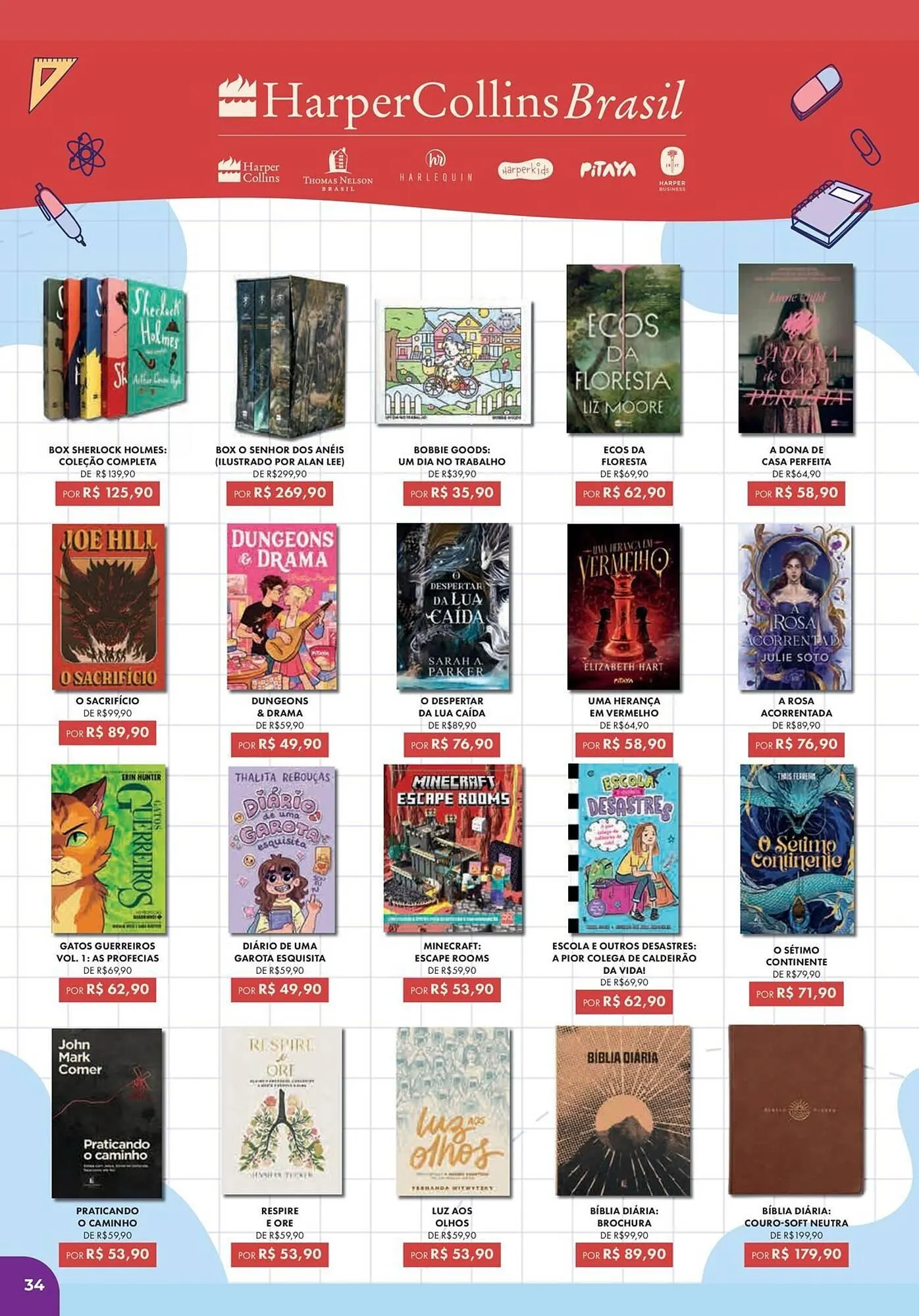 Encarte de Catálogo Livraria Leitura 31 de janeiro até 28 de fevereiro 2026 - Pagina 34