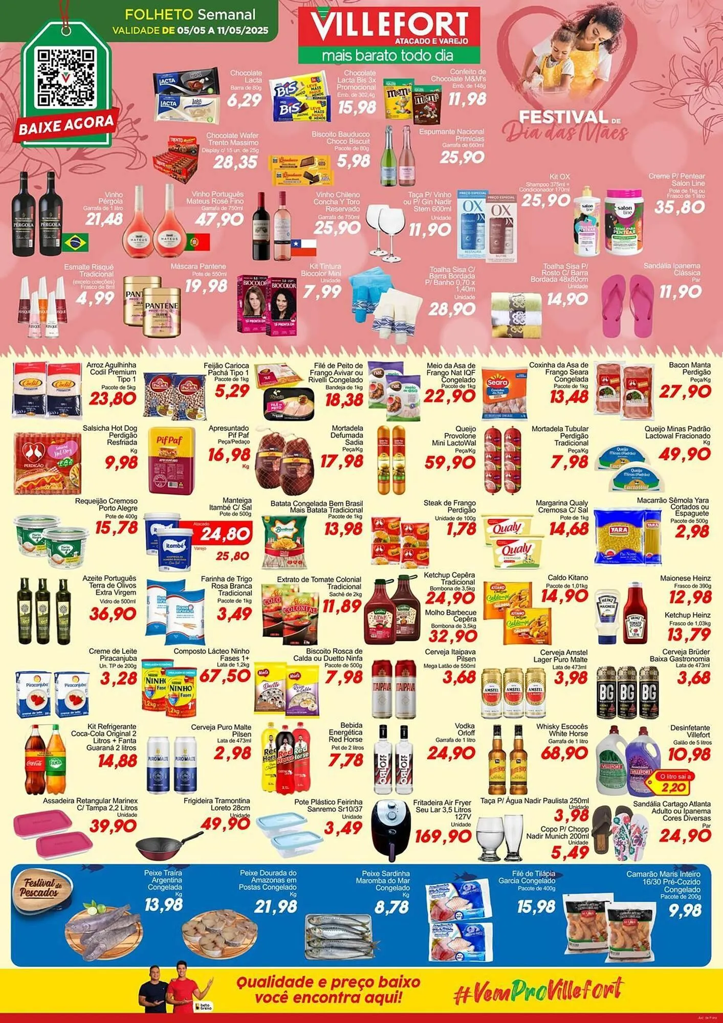 Encarte de Catálogo Villefort Atacadista 5 de maio até 11 de maio 2025 - Pagina 1