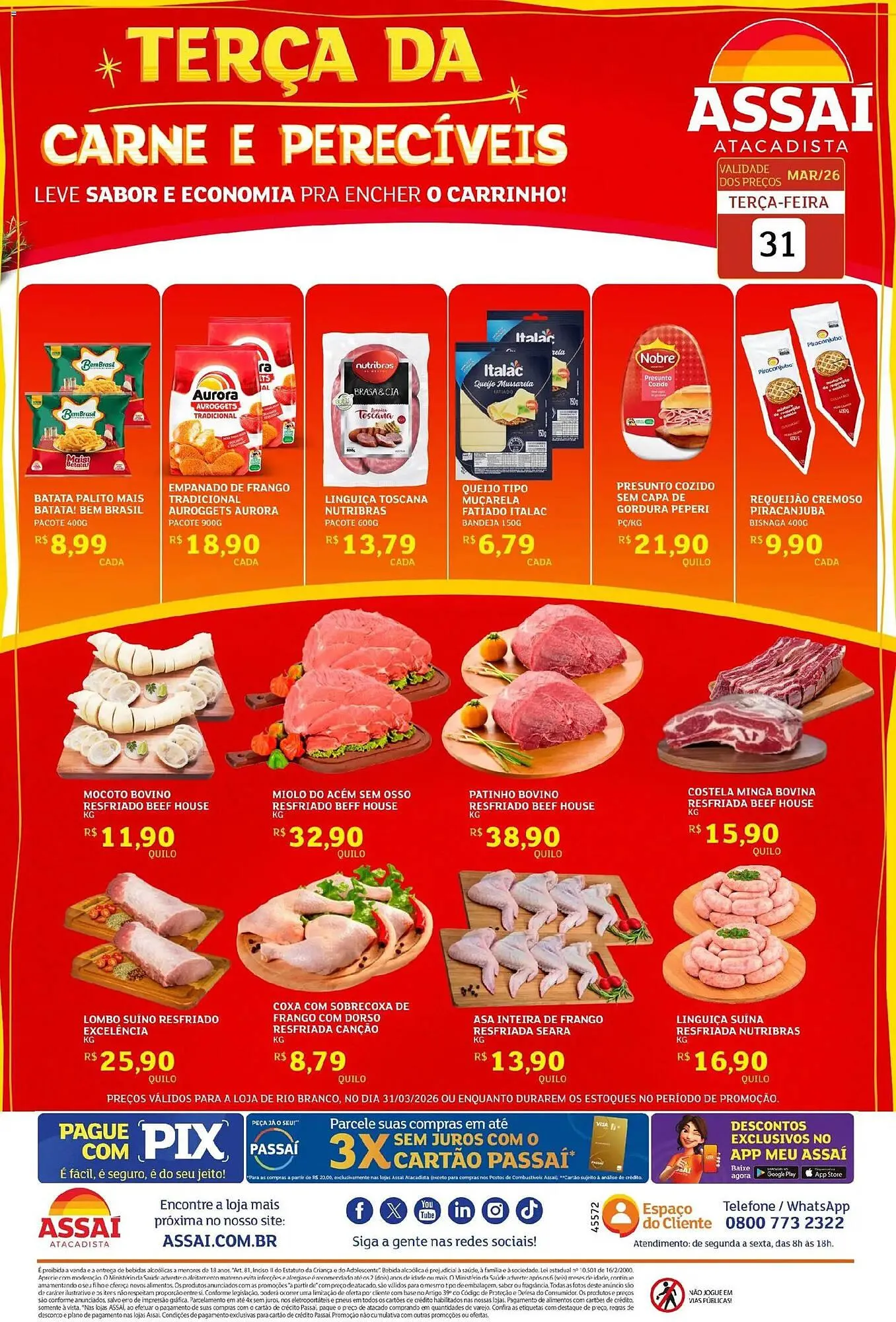 Encarte de Encarte Assaí Atacadista 31 de março até 31 de março 2026 - Pagina 1