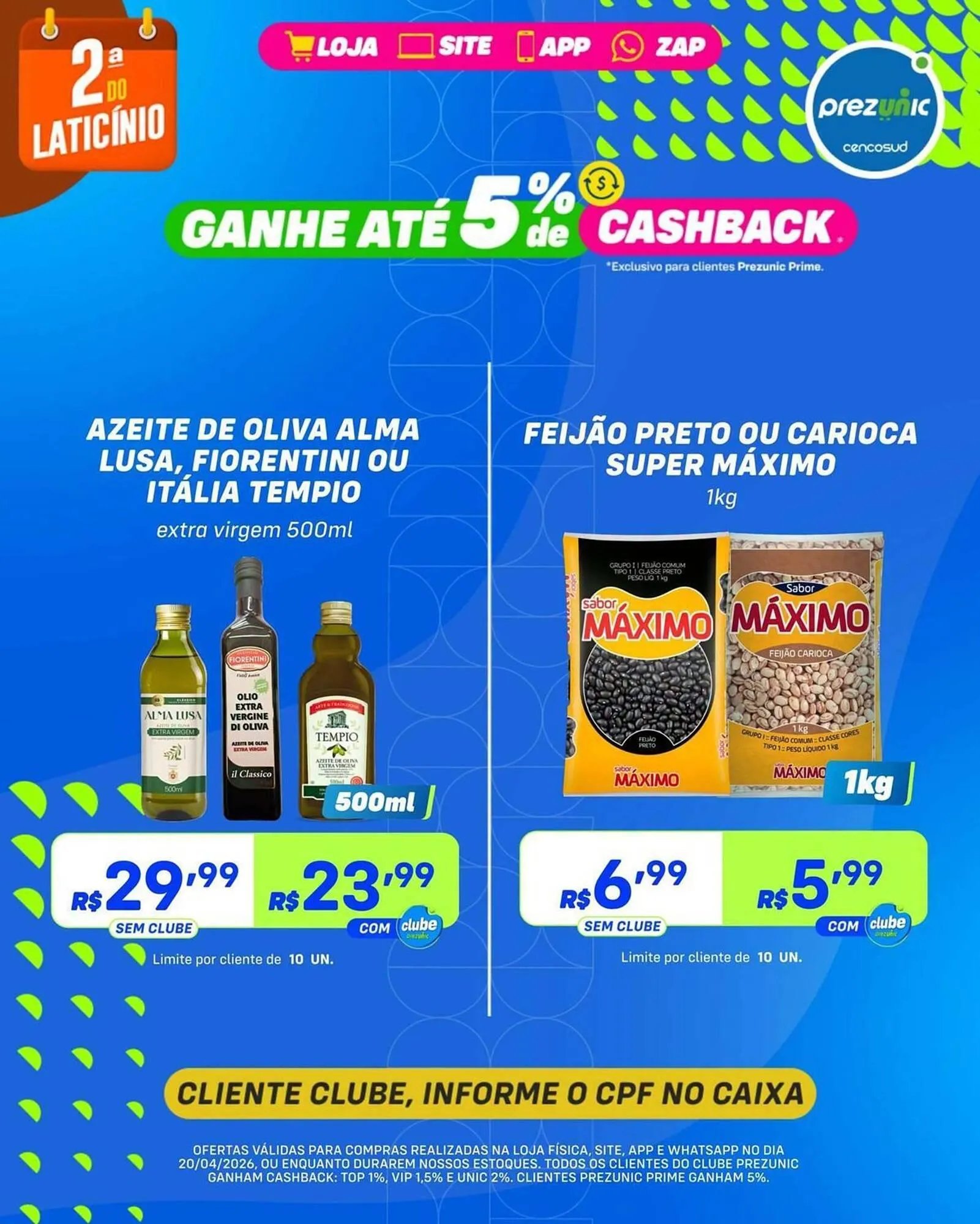 Encarte de Encarte Prezunic 20 de abril até 20 de abril 2026 - Pagina 2