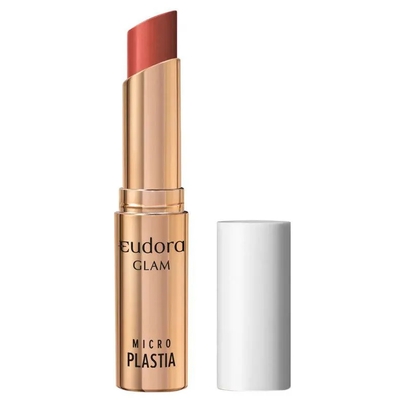 Batom Eudora Glam Microplastia Nude Rosado 3,3g