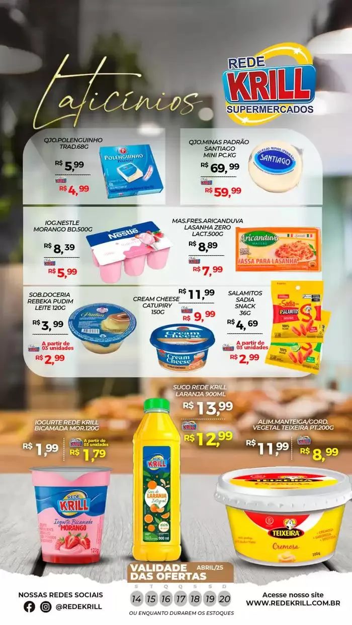 Encarte de Encarte Rede Krill 14 de abril até 20 de abril 2025 - Pagina 3