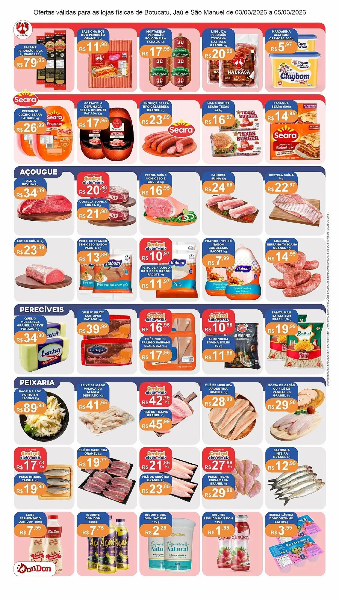 Encarte de Catálogo Central Supermercados 3 de março até 5 de março 2026 - Pagina 2