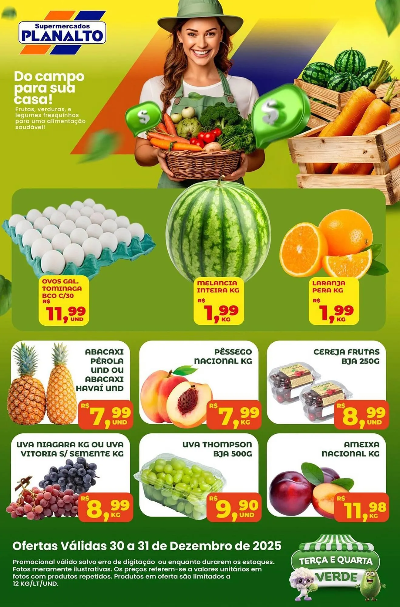 Encarte de Catálogo Supermercados Planalto 30 de dezembro até 31 de dezembro 2025 - Pagina 1