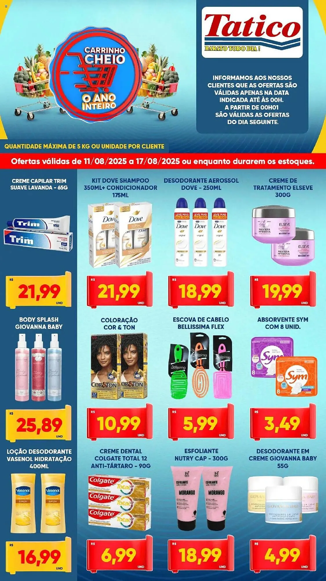 Encarte de Catálogo Tatico 11 de agosto até 18 de agosto 2025 - Pagina 5